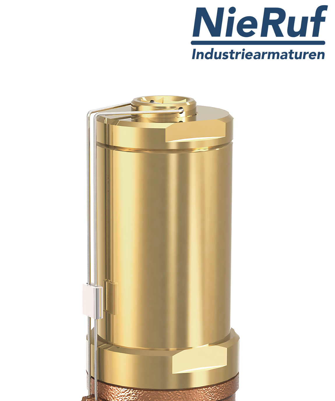 angle-type overflow valve 3/8" inch fm UV02 gunmetal/brass 2 - 12 bar