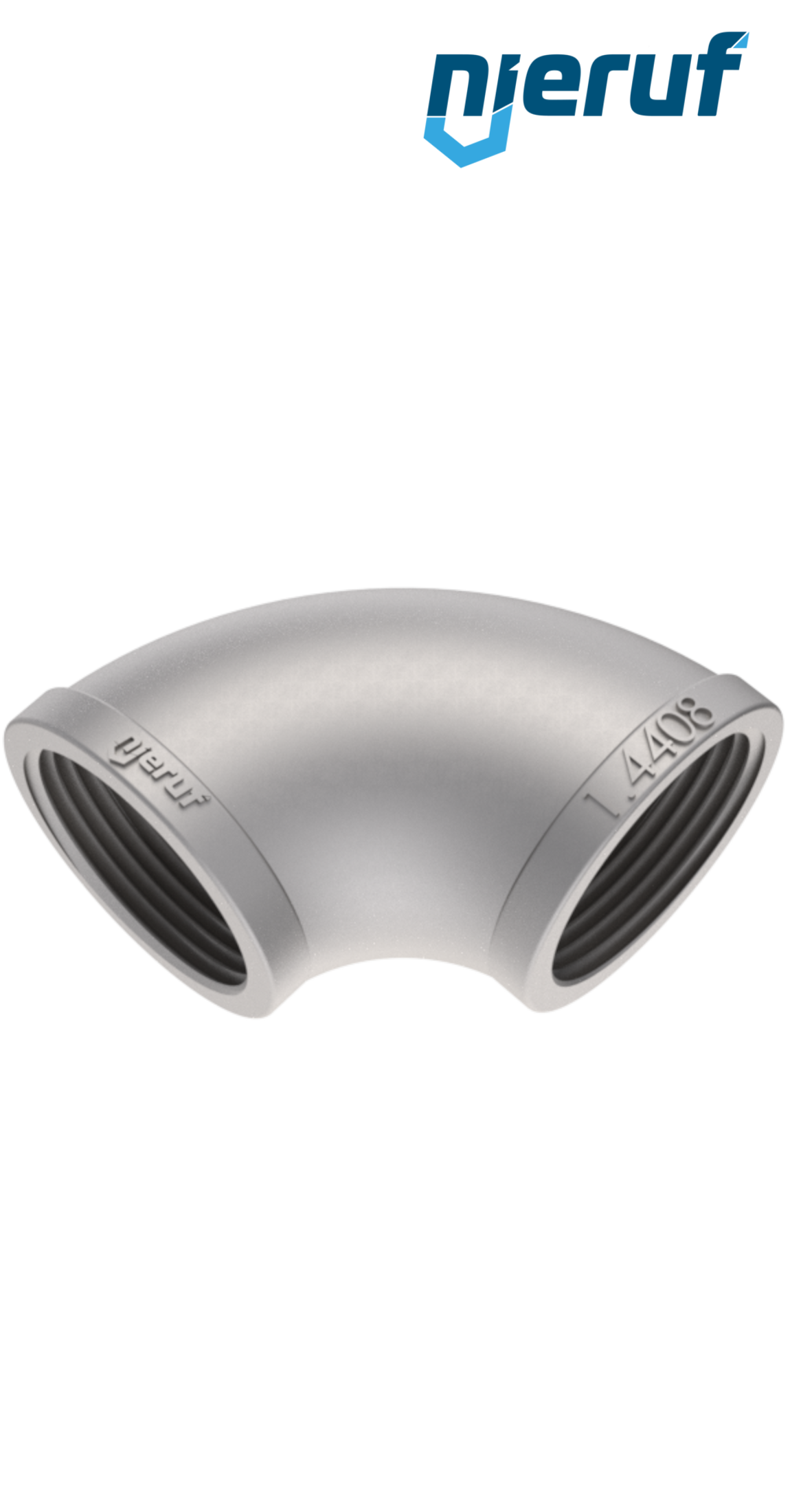 elbow 2" inch stainless steel 316 90° angle