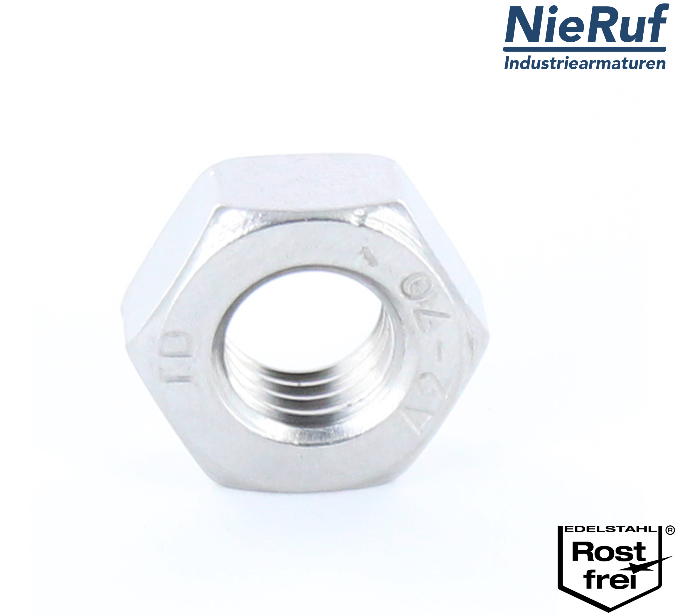 nut M27 steel plated