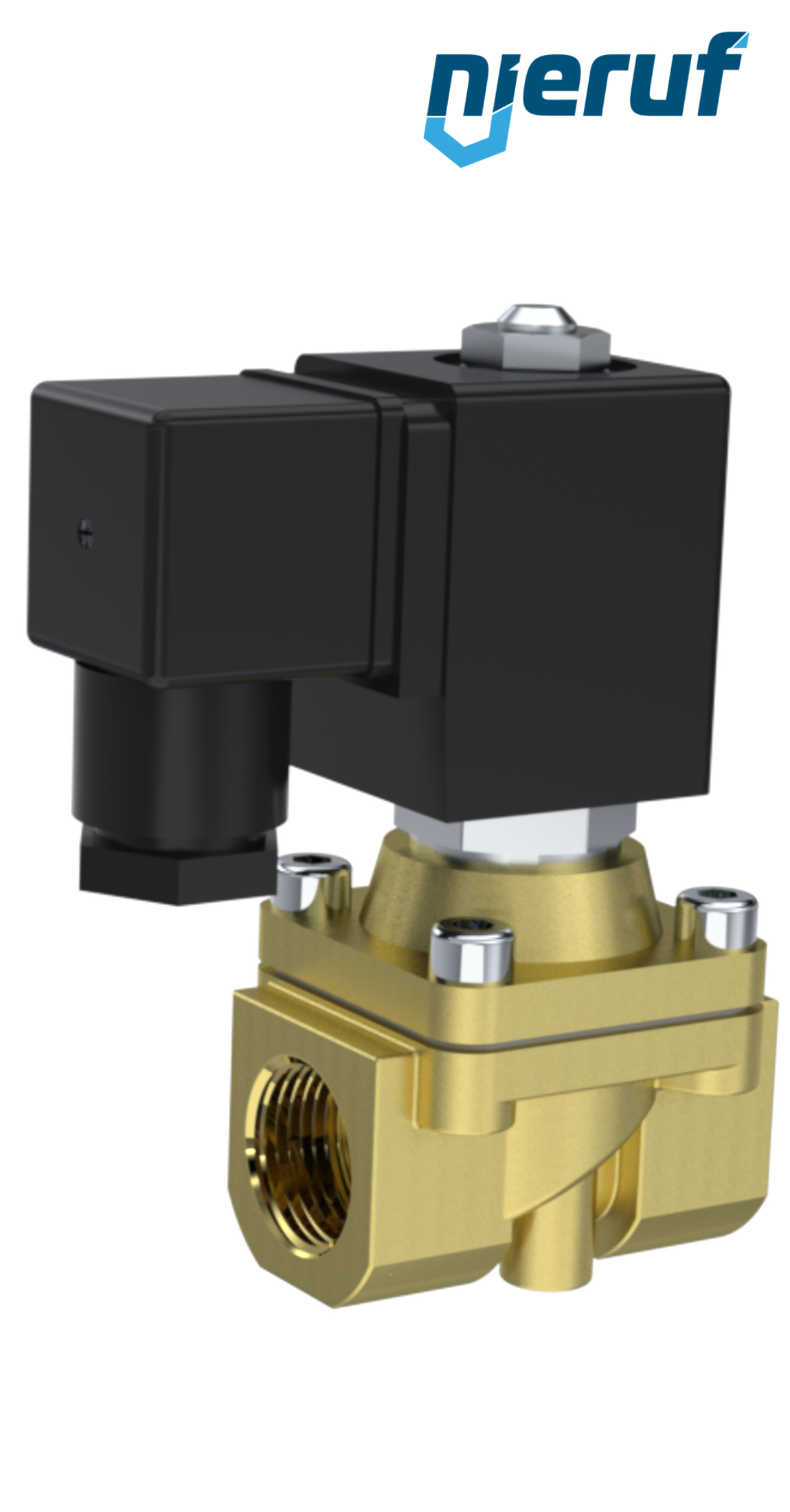 Solenoid valve G 3/8" Inch brass MV07 FKM 230V 50Hz