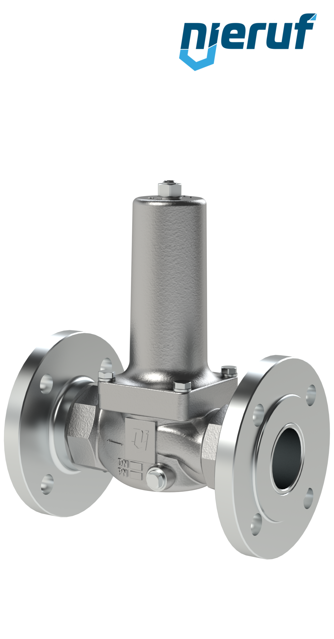 steam pressure reducing valve ANSI DN50 type DM22 stainless steel PTFE / EPDM / FEPM 4.0 - 10.0 bar