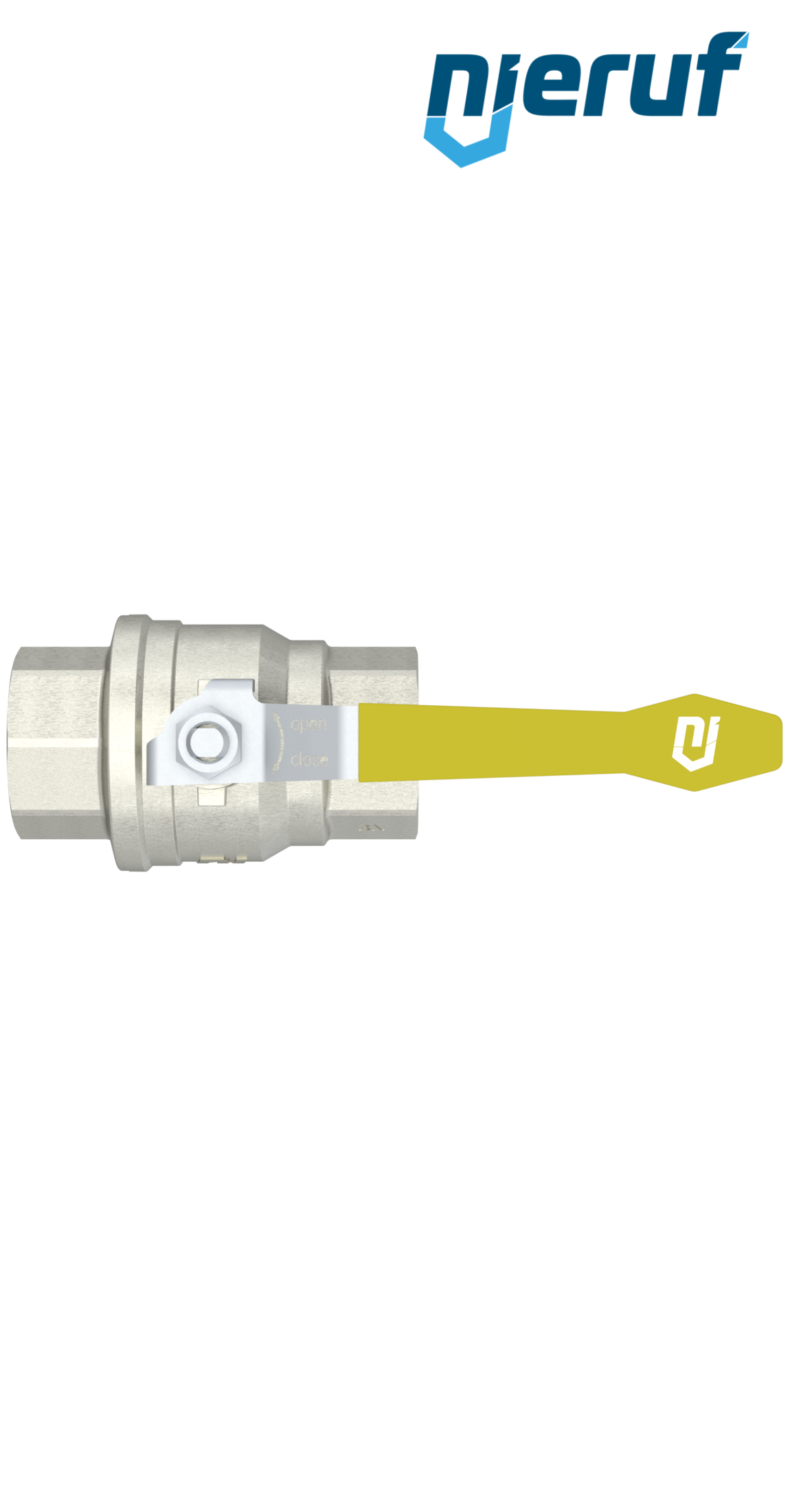 brass ball valve for gas DN25 - 1" inch GK14 female thread