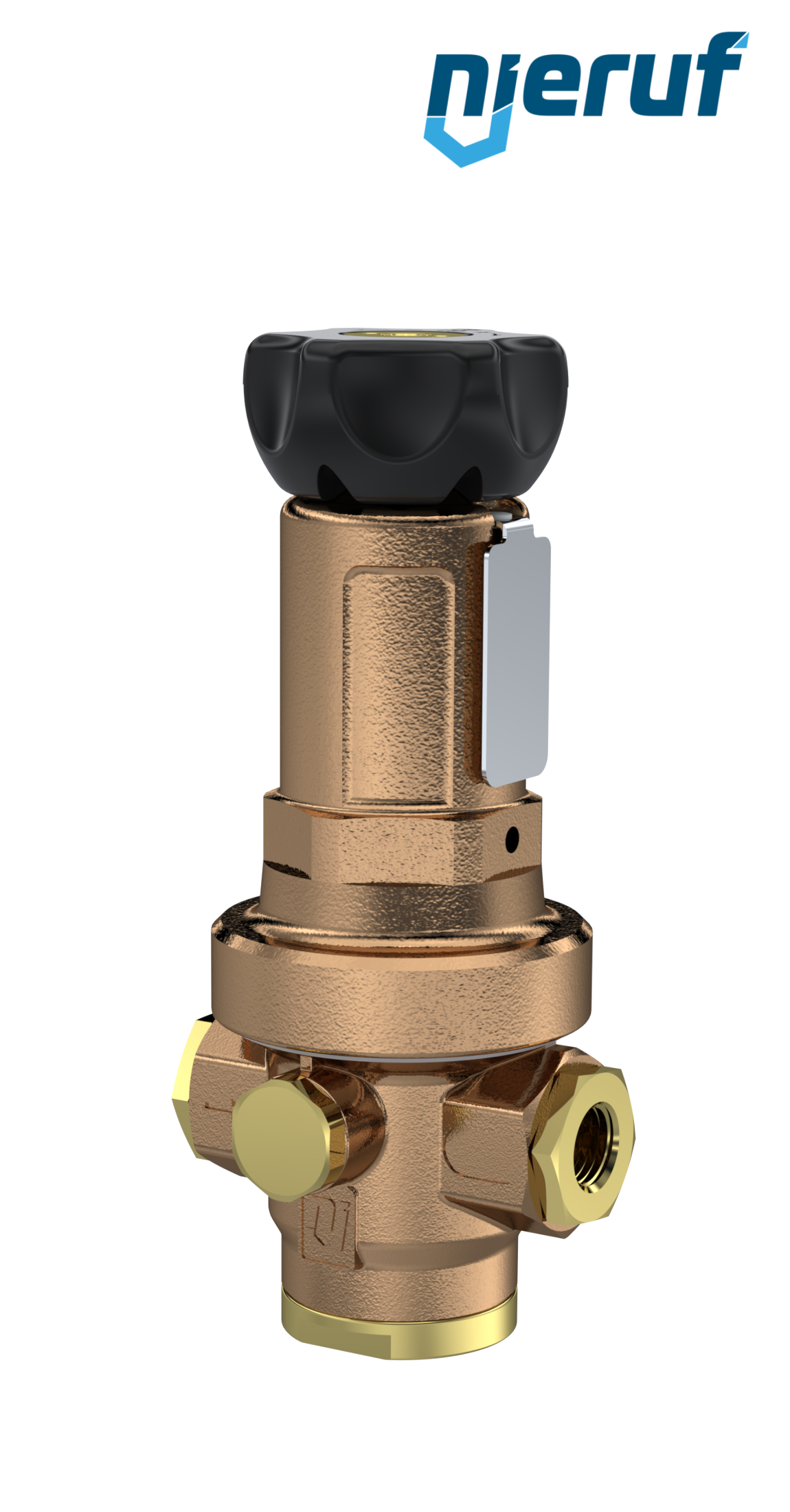 precision-pressure reducing valve with secondary venting 3/8" inch DM14 gunmetal FKM 0.5 - 15 bar