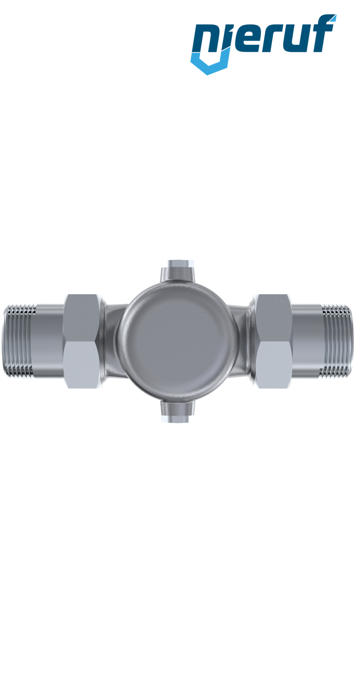 pressure reducing valve 1 1/4" inch male thread DM04 stainless steel FKM 0.5 - 2.0 bar