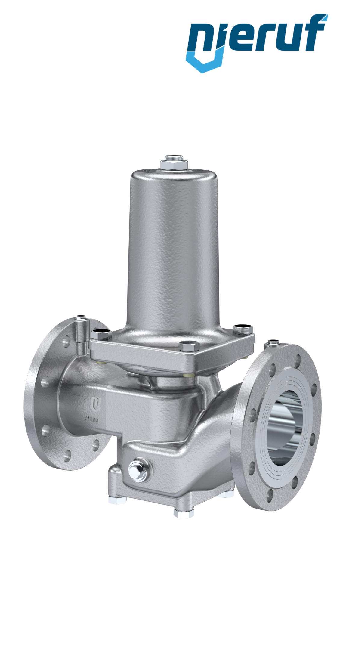 pressure reducing valve DN80 DM13 stainless steel FPM / FKM 0,5 - 9,0 bar