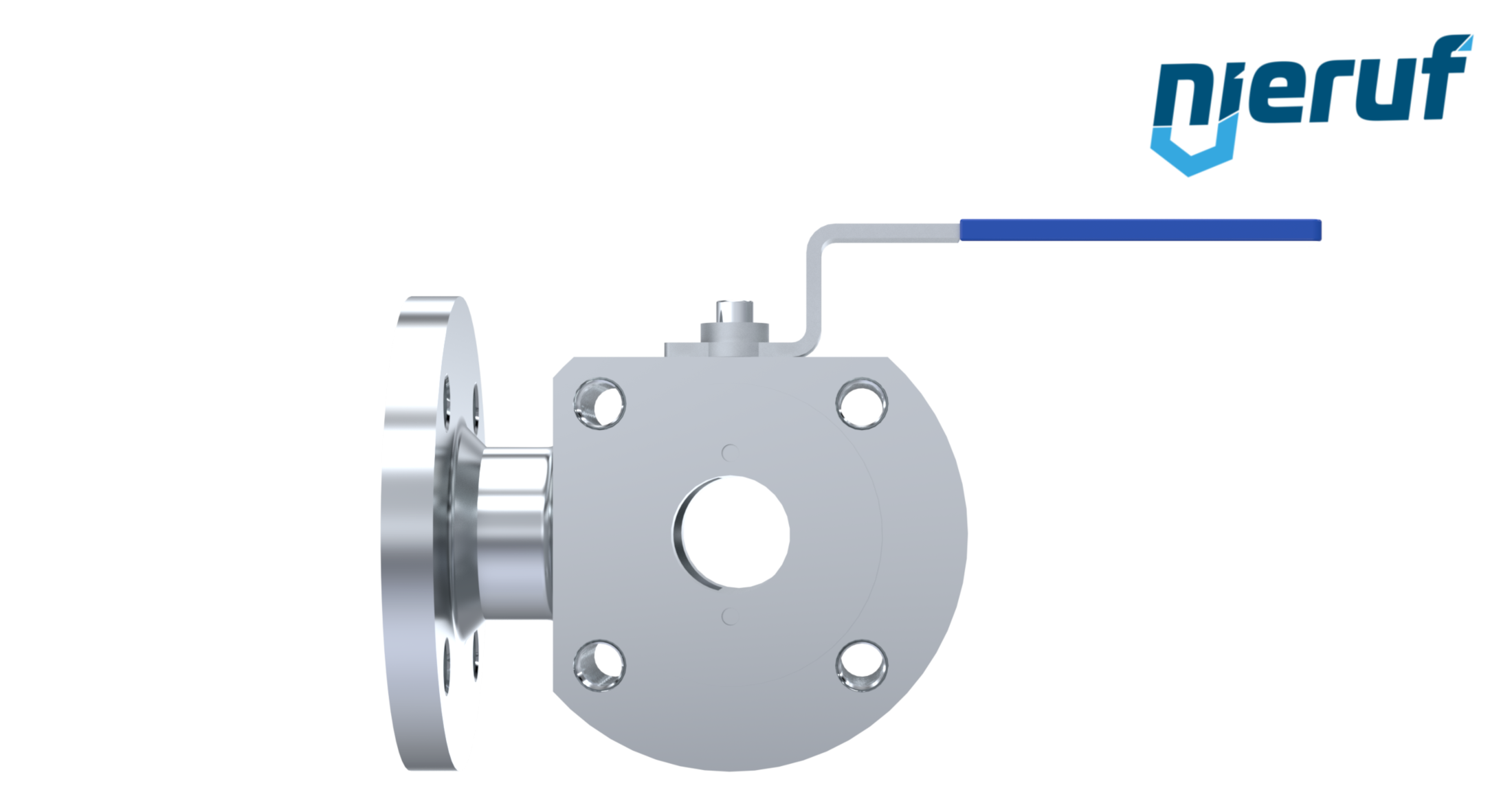 3/2 cross over ball valve DN15 FK07 C22 steel zinc plated 1.040 Kugel stainless steel 1.4404