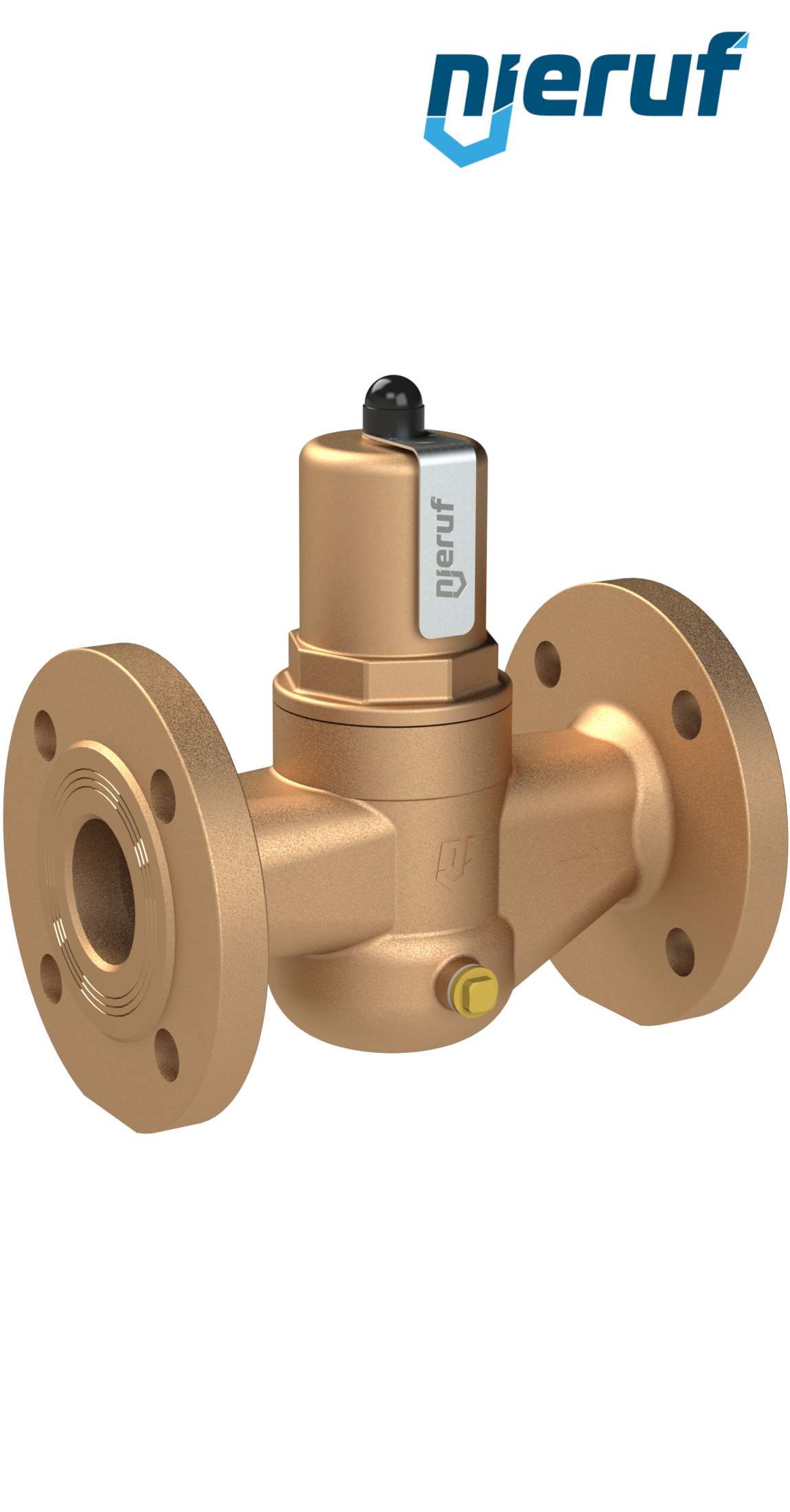 Flange-pressure reducing valve DN 40 PN16 DM05 gunmetal/brass EPDM 0.5 - 2.0 bar