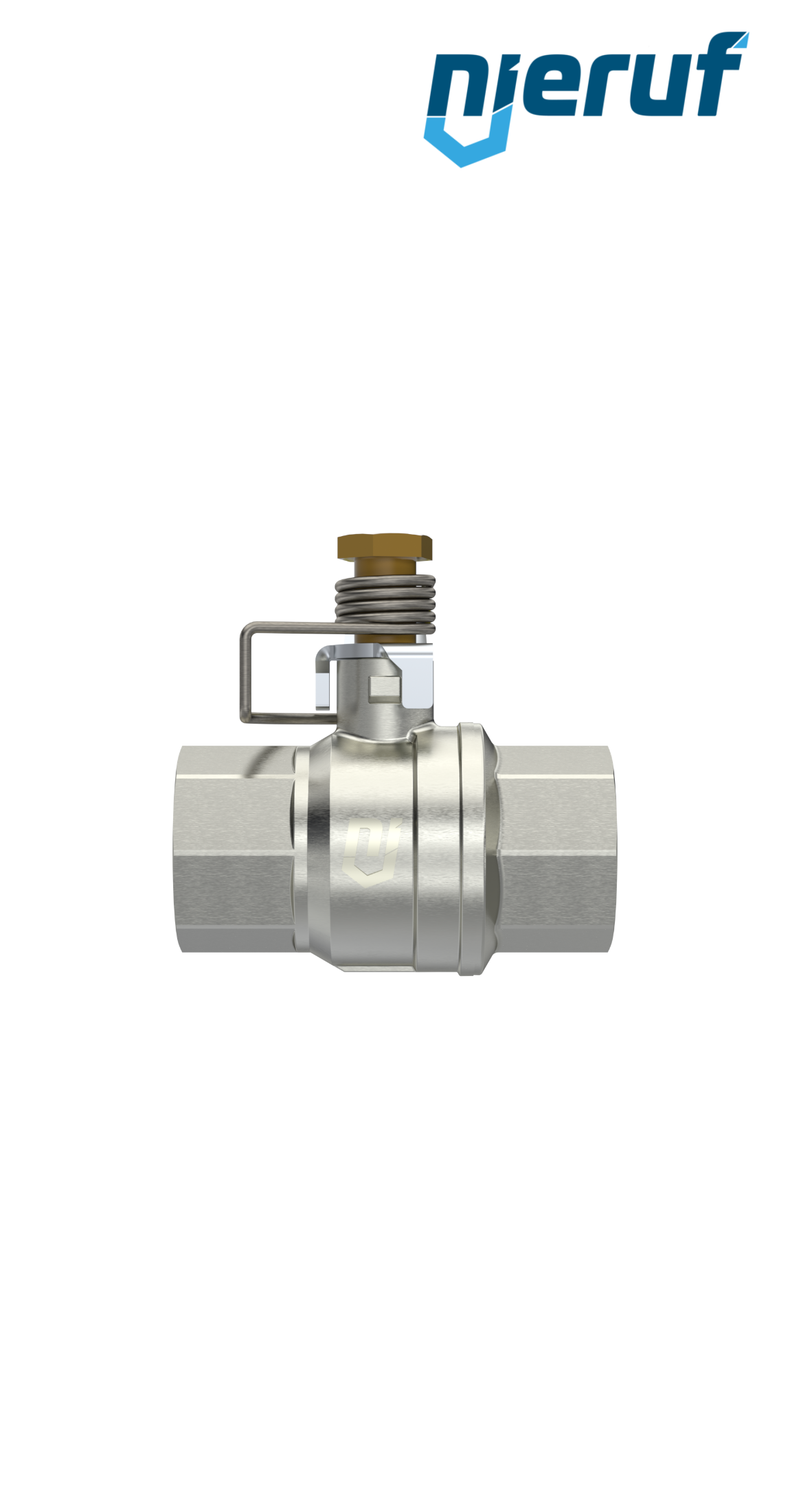 ball valve with spring reload DN32 - 1 1/4" inch GK13