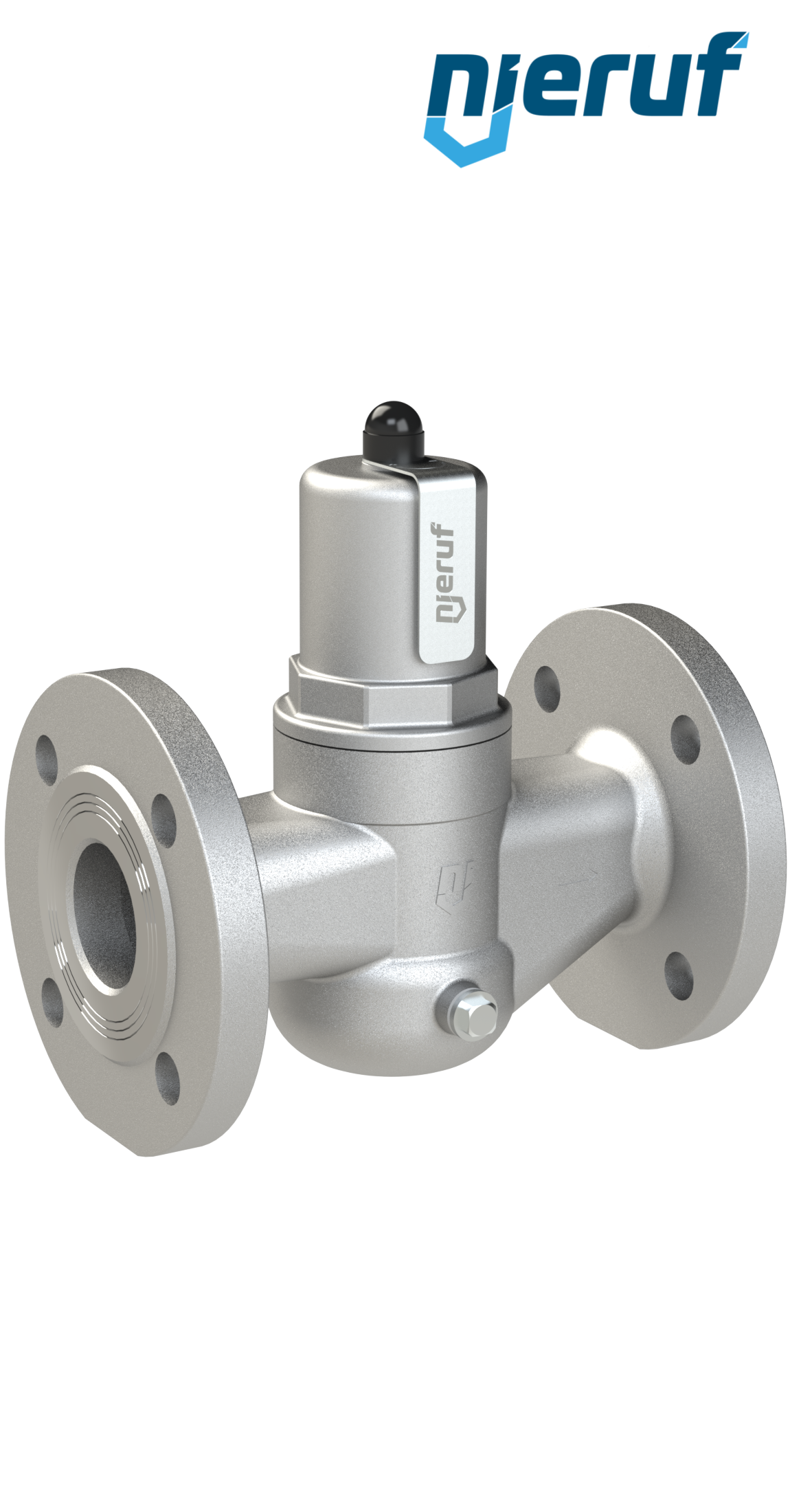 Flange-pressure reducing valve DN 20 PN40 DM07 stainless steel EPDM 5.0 - 15.0 bar