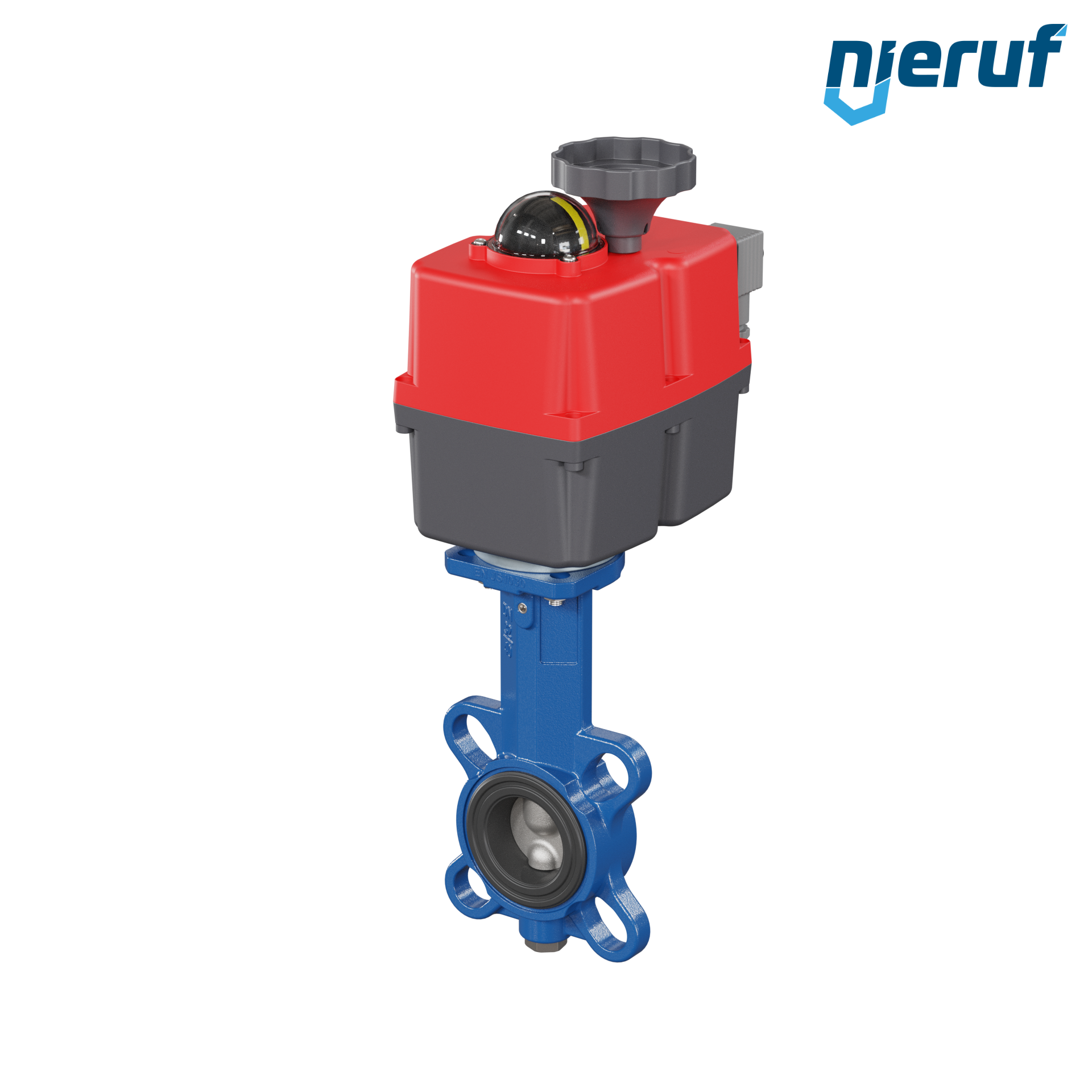 Butterfly valve DN 40 Wafer type electric actuator 24-240V FPM