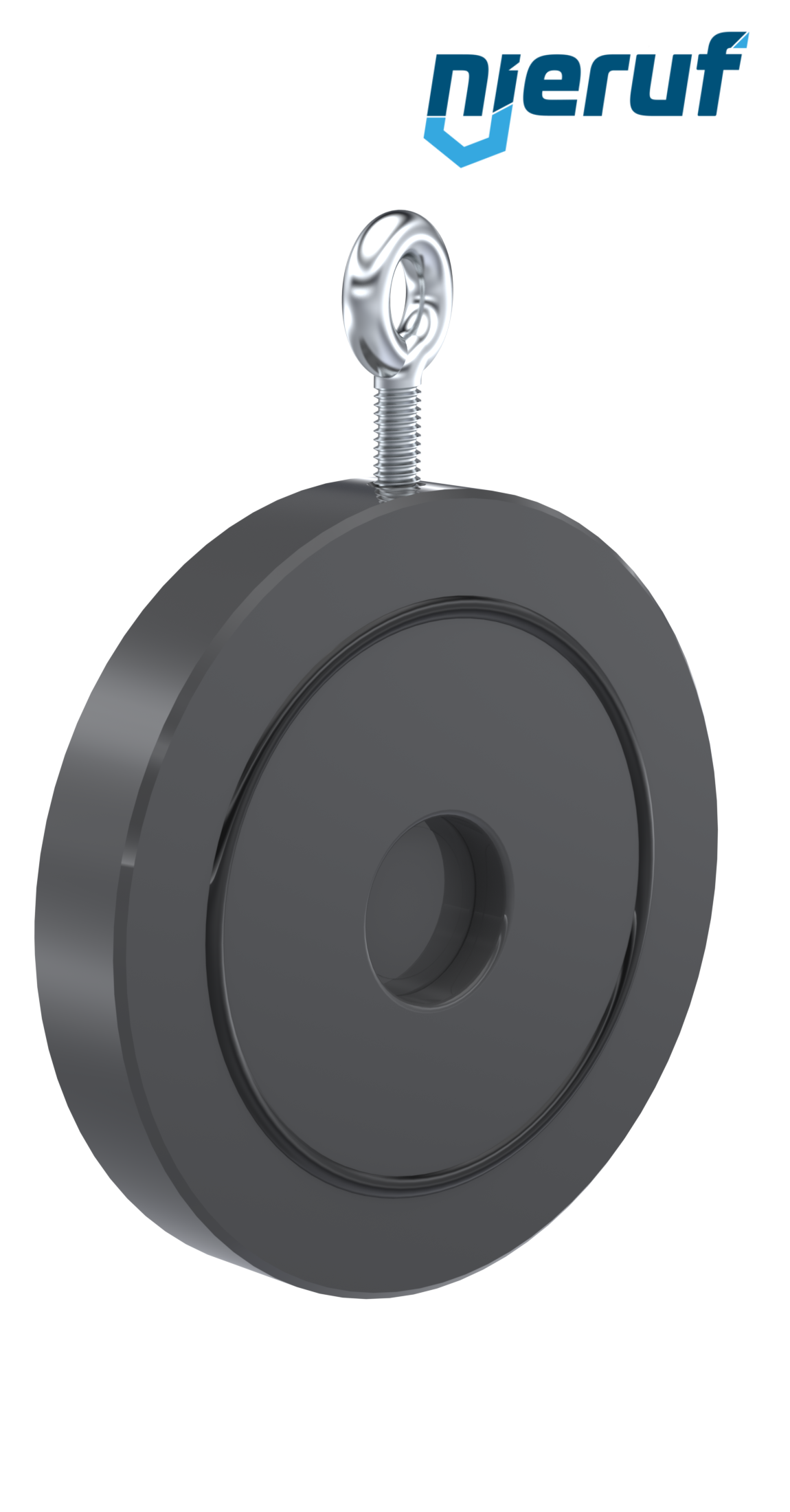 swing check valve DN40 ZR05 plastic PVC-U FKM (Viton)