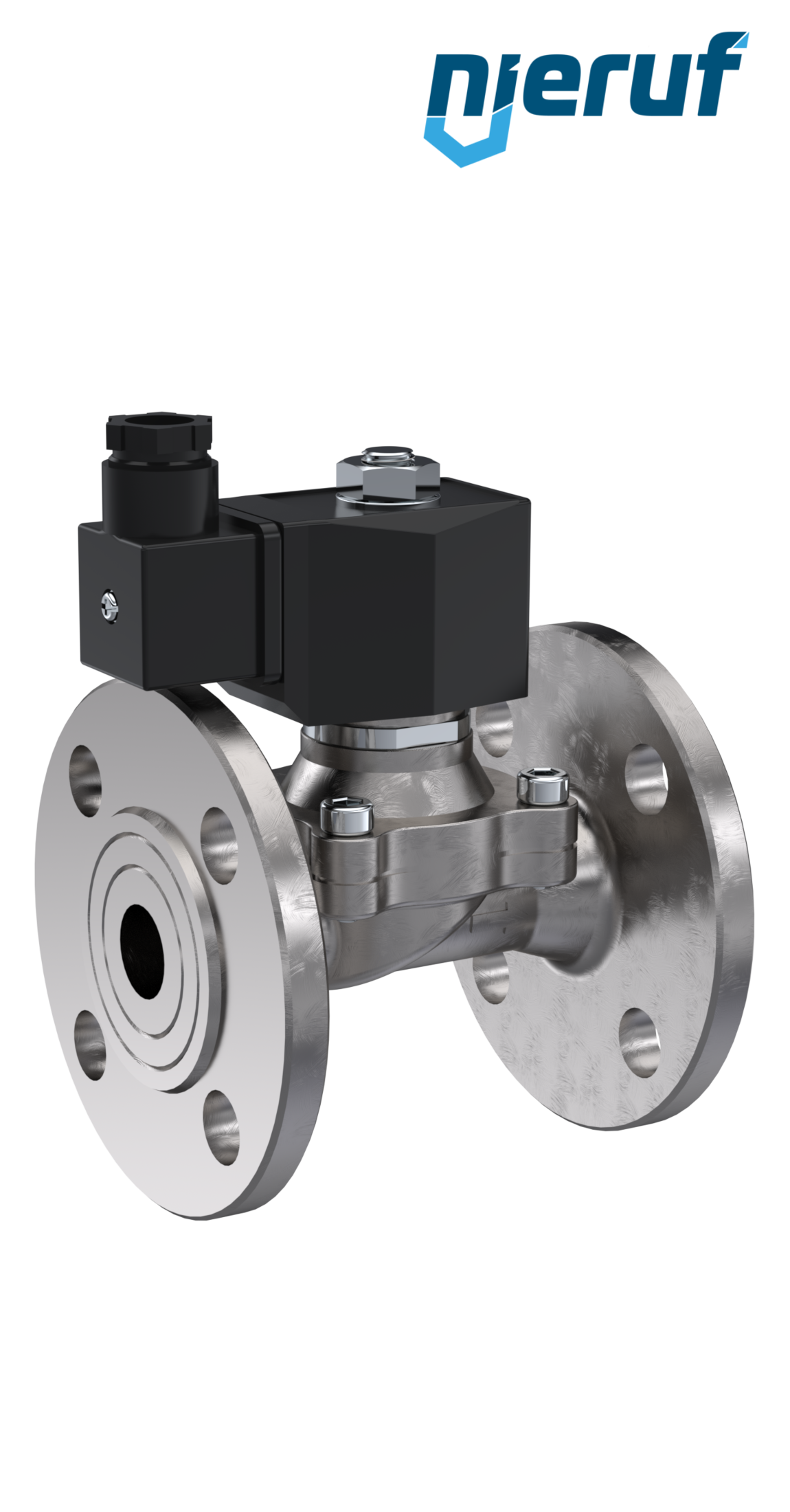 flange Solenoid valve DN15 stainless steel FV01 EPDM 24V DC