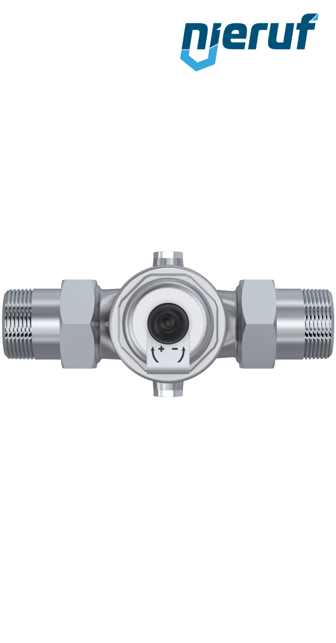 pressure reducing valve 1 1/2" inch male thread DM03 stainless steel EPDM 0.5 - 2.0 bar