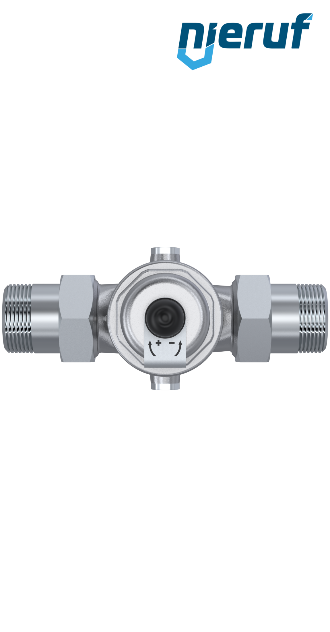 pressure reducing valve 1 1/4" inch male thread DM04 stainless steel FKM 0.5 - 2.0 bar