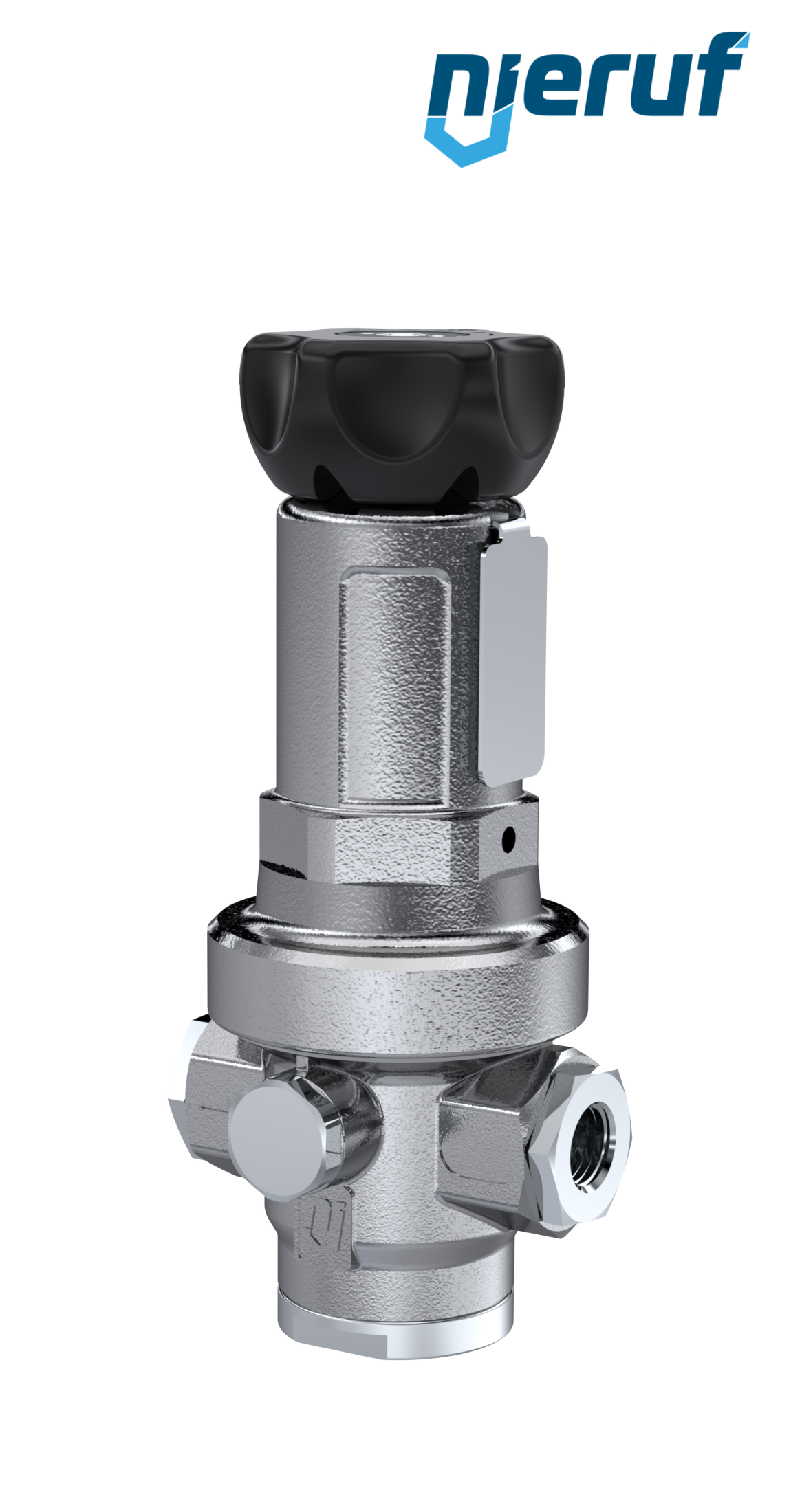 precision-pressure reducing valve 1/4" inch DM15 stainless steel FKM 10.0 - 50.0 bar