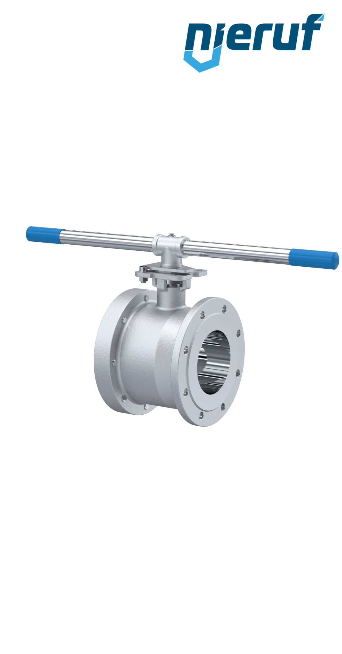 Compact ball valve DN100 PN16 FK04 stainless steel 1.4408