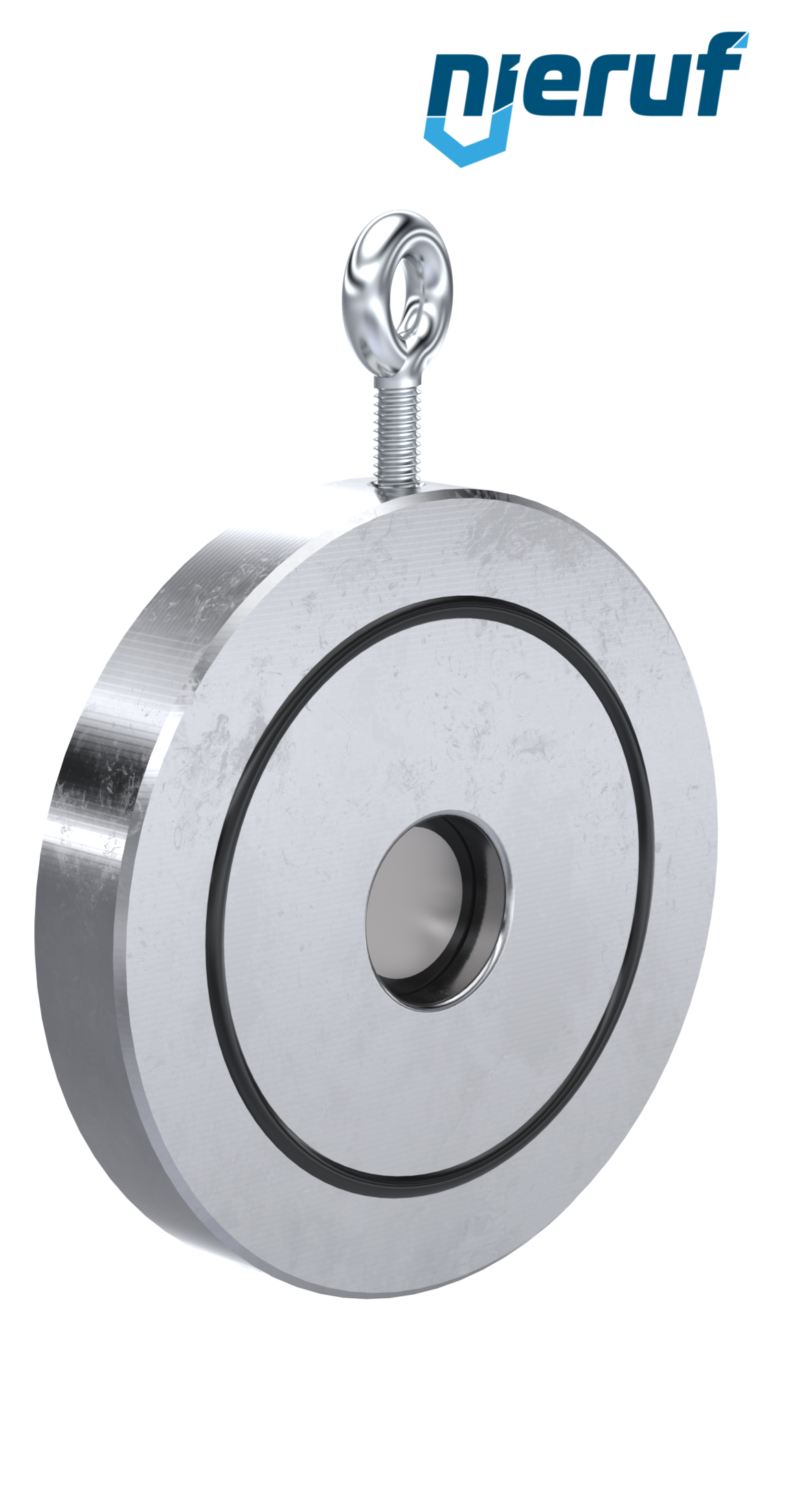 swing check valve DN40 ZR01 steel 1.0460 / A 105, zinc plated NBR