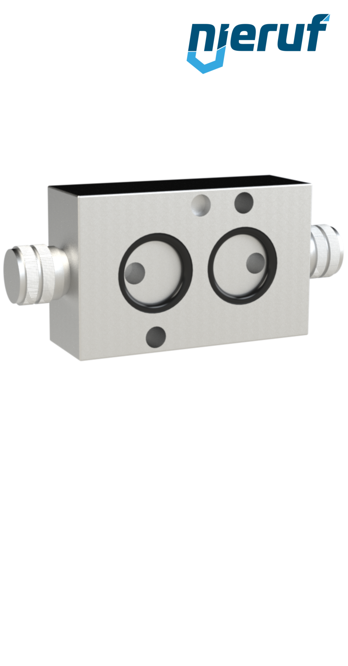 manual operated Block form flow regulator for 5/2 way valve