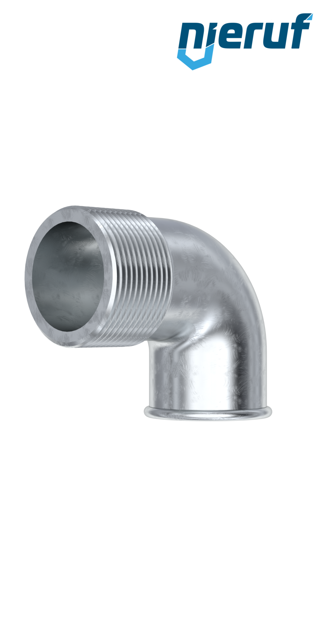 Malleable cast iron fitting elbow no. 92, DN32 - 1 1/4" inch galvanized