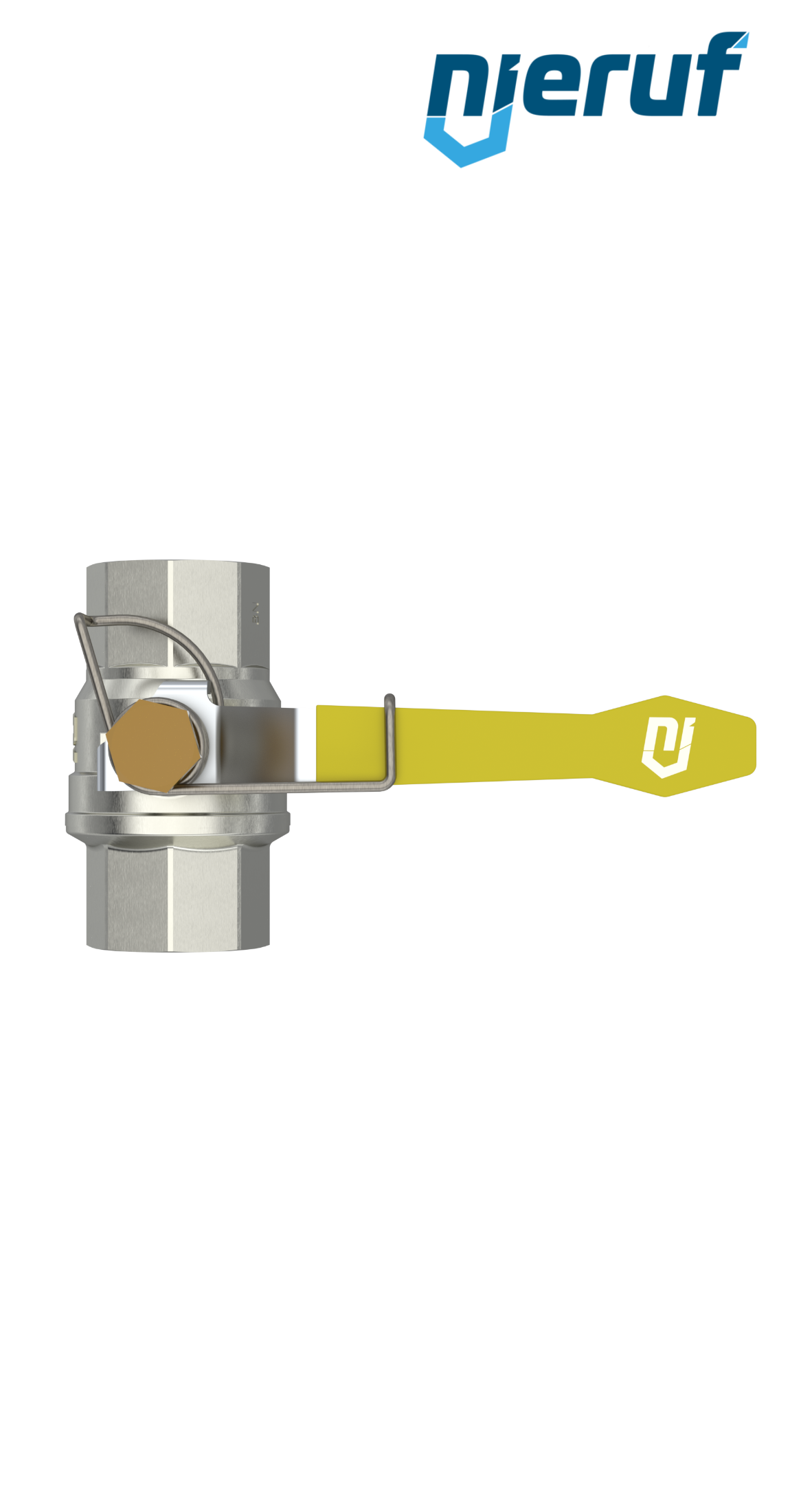 ball valve with spring reload DN20 - 3/4" inch GK13