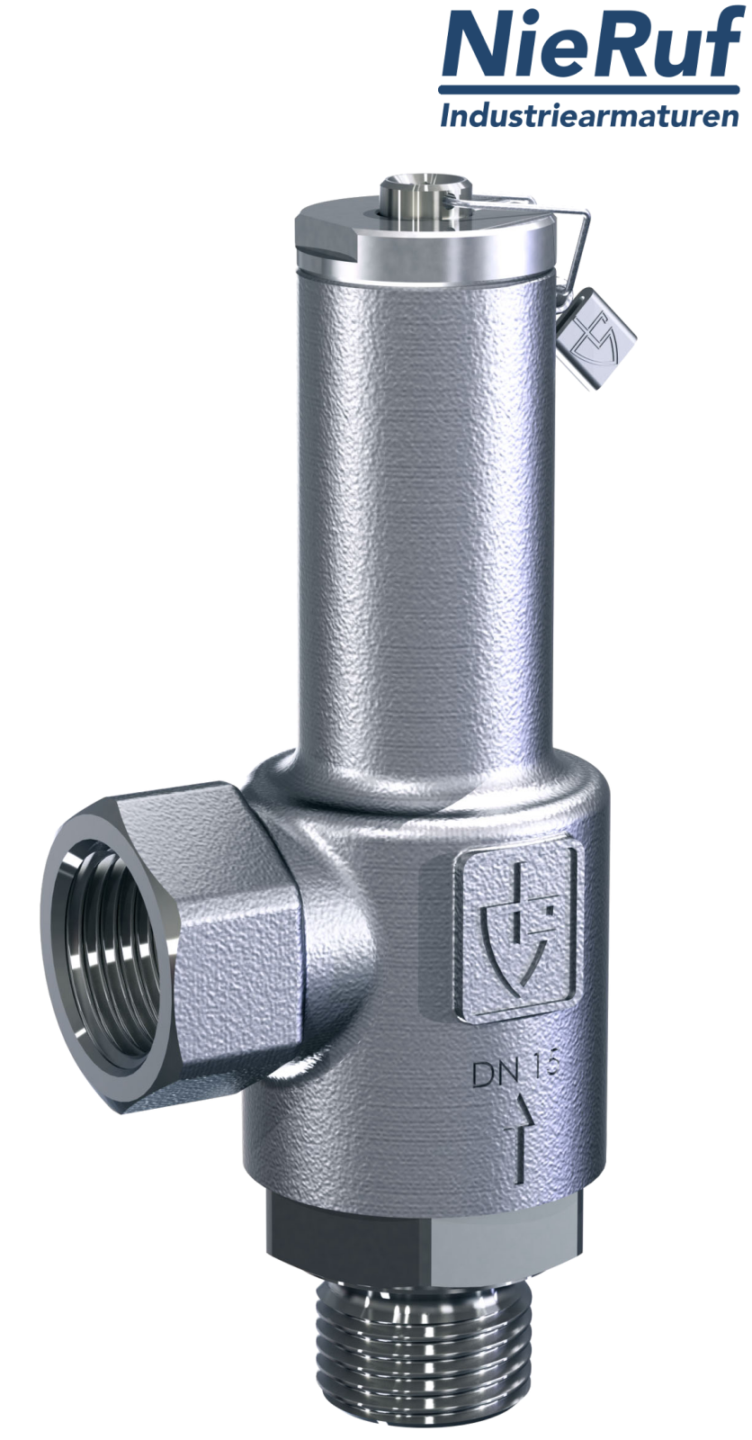 pressure regulator valve 1/2" inch fm UV04 stainless steel AISI 316L 2 - 12 bar