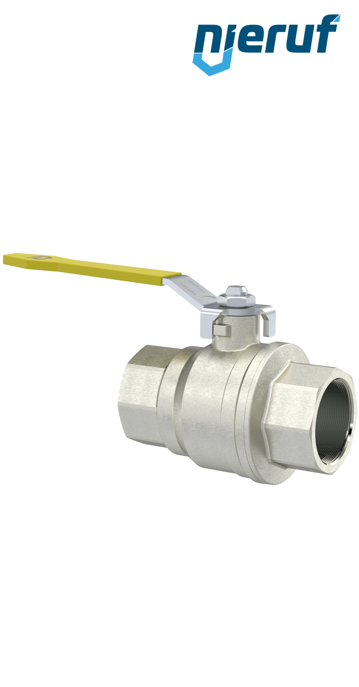 brass ball valve for gas DN32 - 1 1/4" inch GK14 female thread