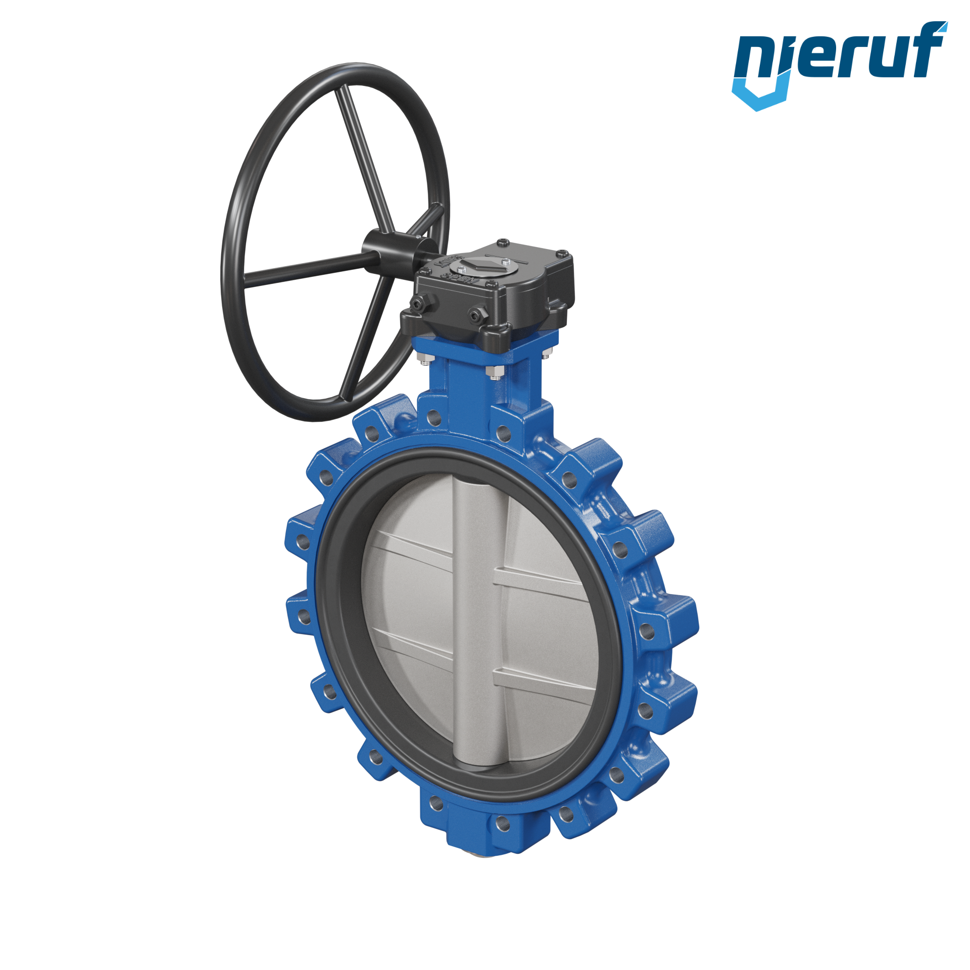 Butterfly valve AK02 DN 350 PN10 DVGW-water Worm gear
