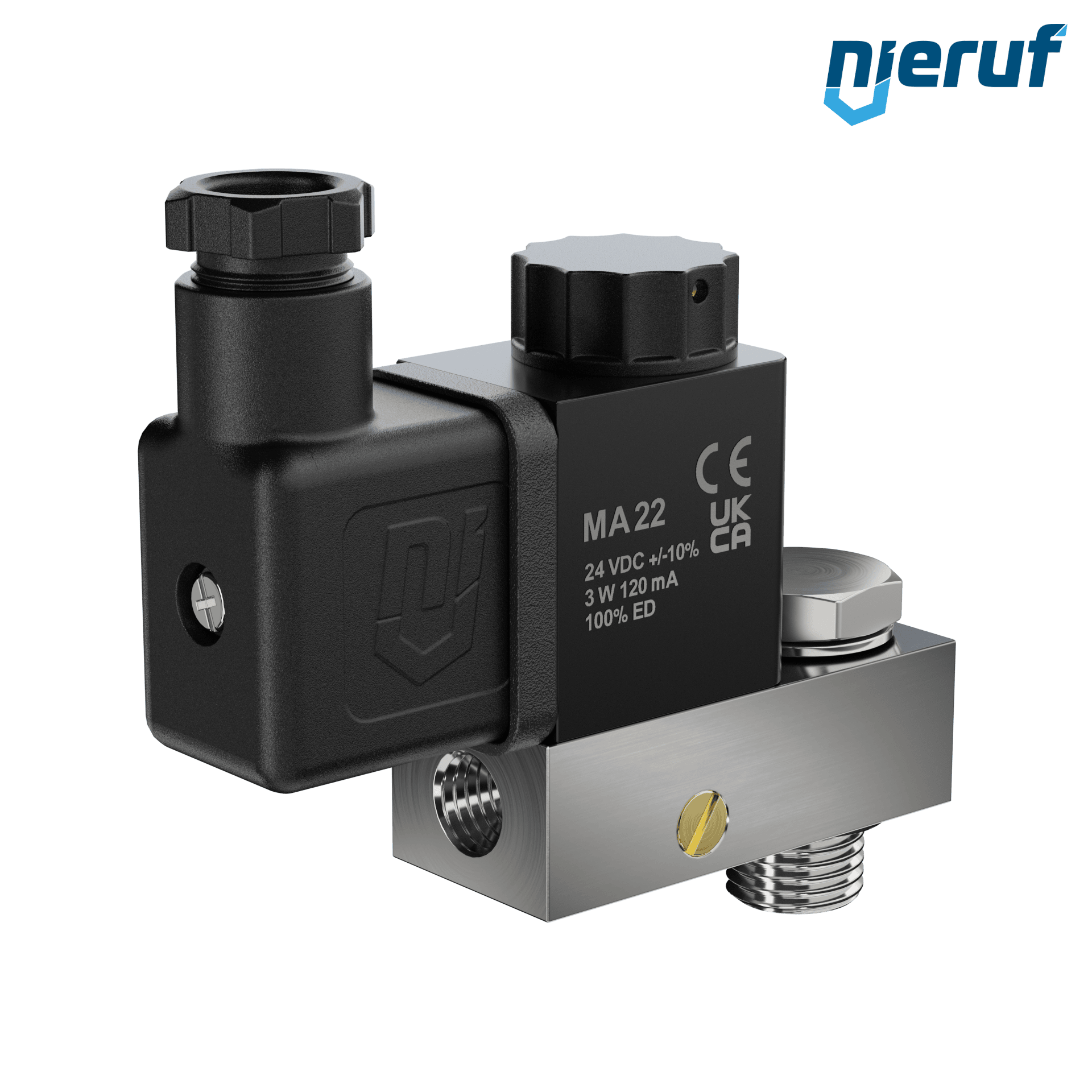 solenoid valve input: G 1/8" inch 24V DC KV06