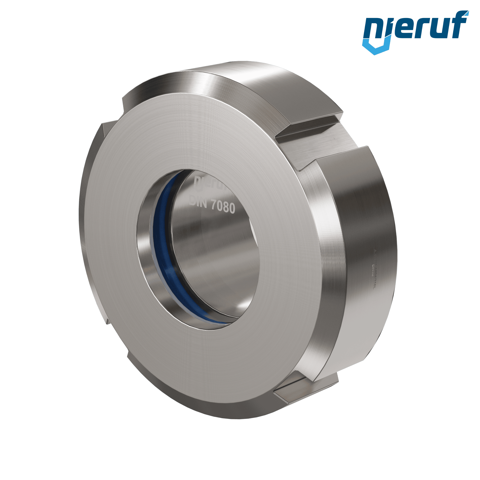 sight flow indicator DN32 - 1 1/4" inch DIN 11851 stainless steel 1.4404 / AISI 316L