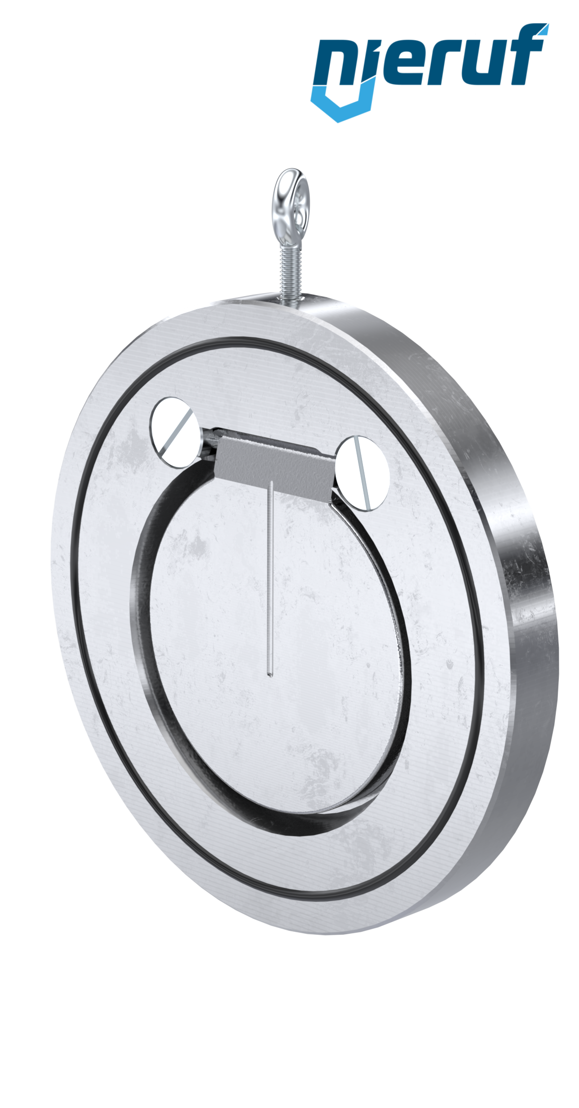 swing check valve DN100 ZR01 ANSI 150 steel 1.0460 / A 105, zinc plated EPDM