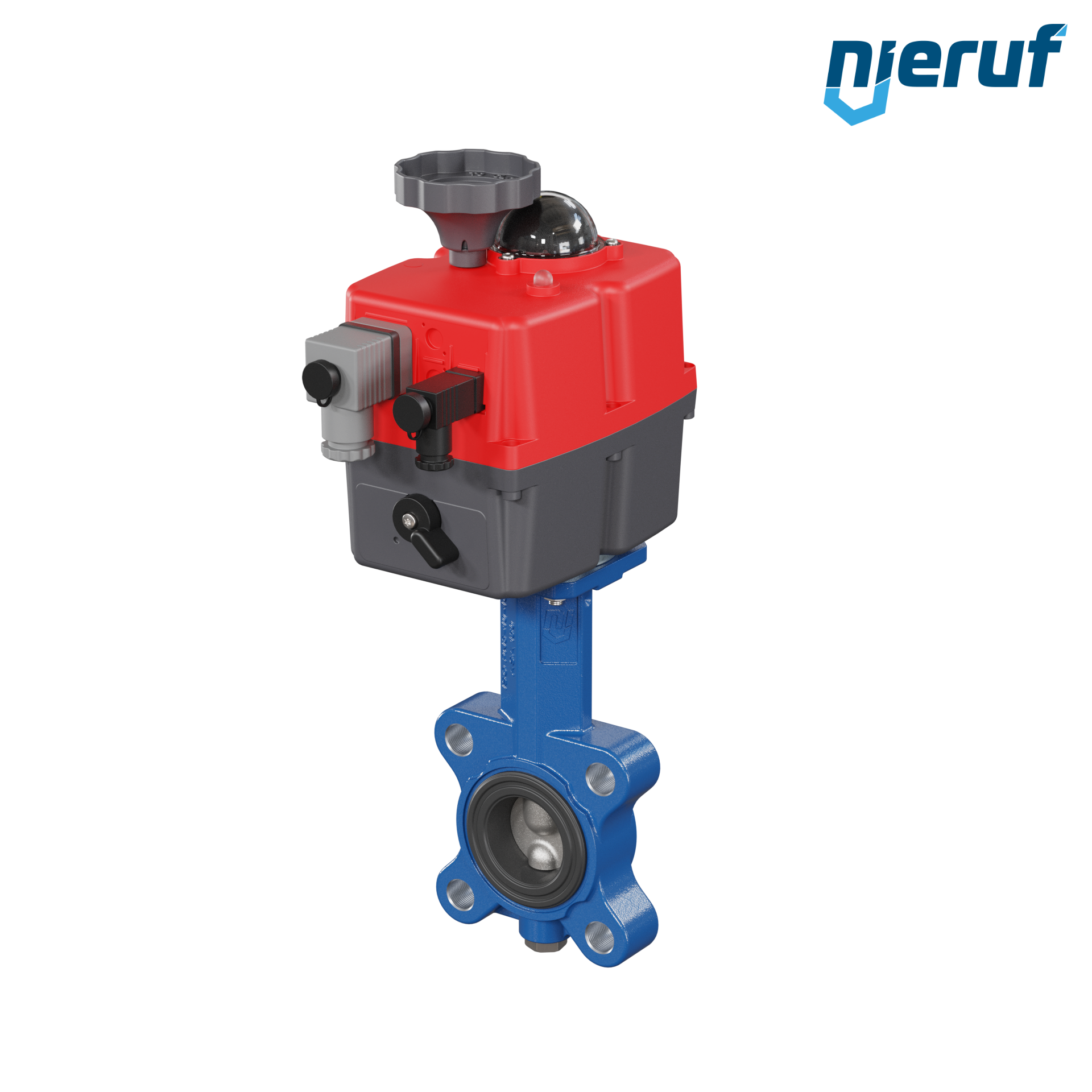 Butterfly valve DN 40 Lug type electric actuator 24-240V FDA