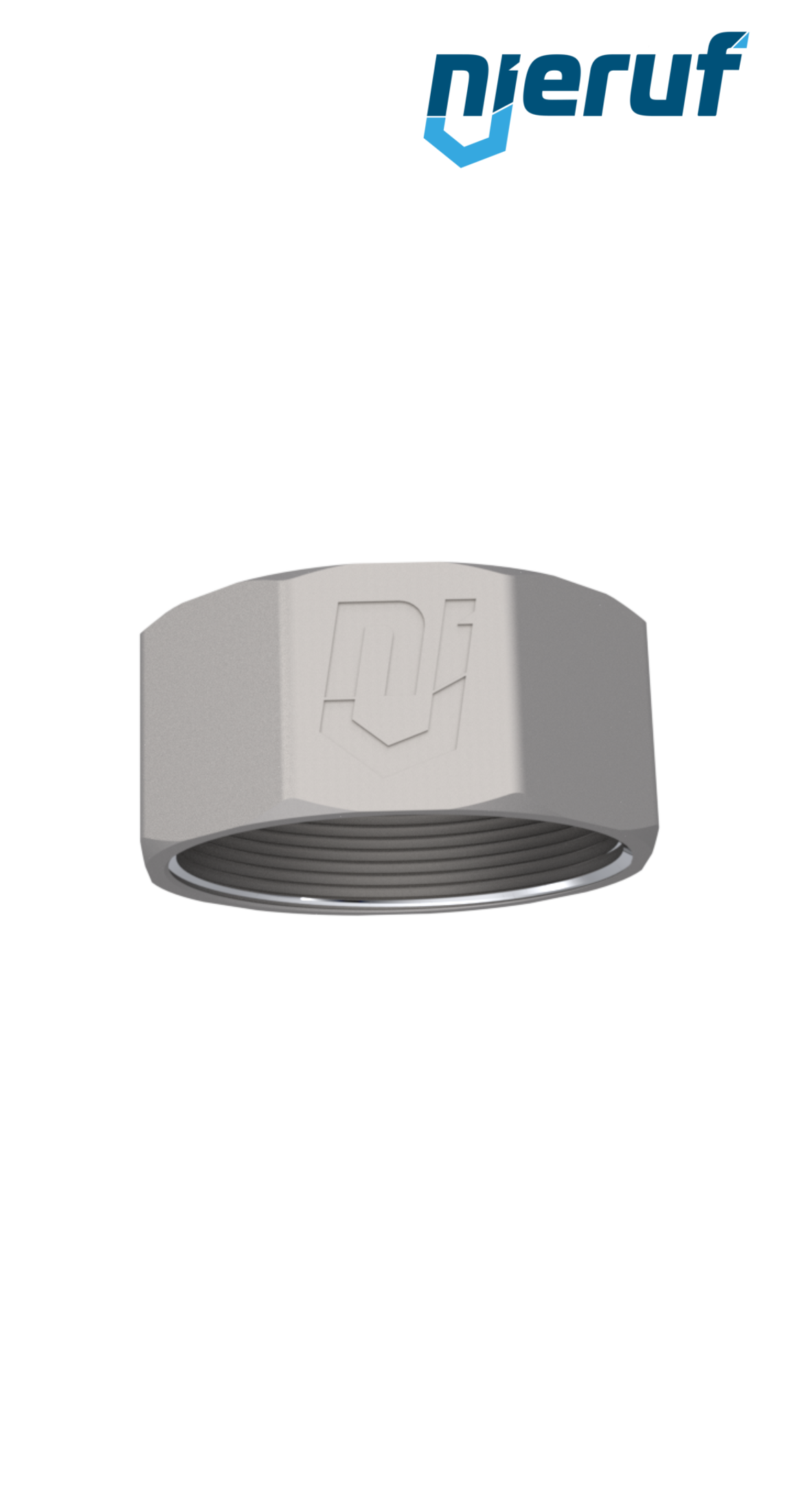 cap 1/2" inch female stainless steel 316