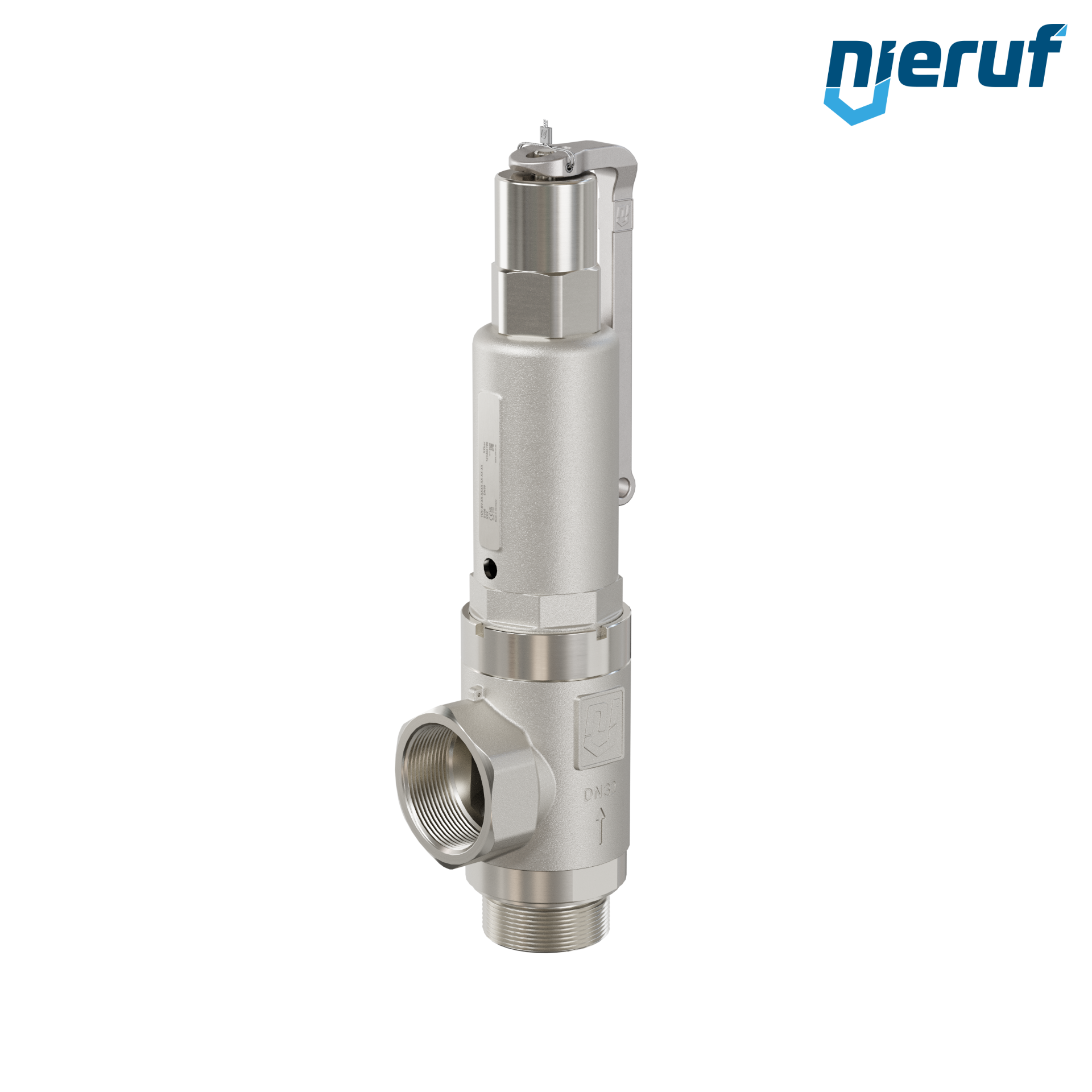 safety valve 2" m  x 2" fm SV06 liquid media, stainless steel NBR, with lever