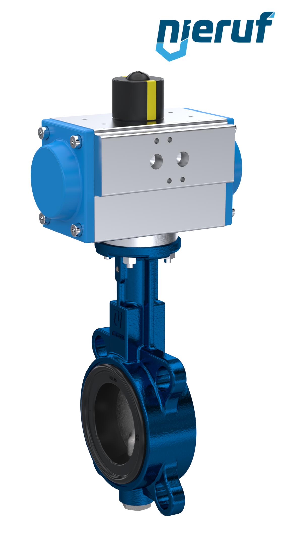Butterfly valve DN 50 AK01 FPM pneumatic actuator double acting