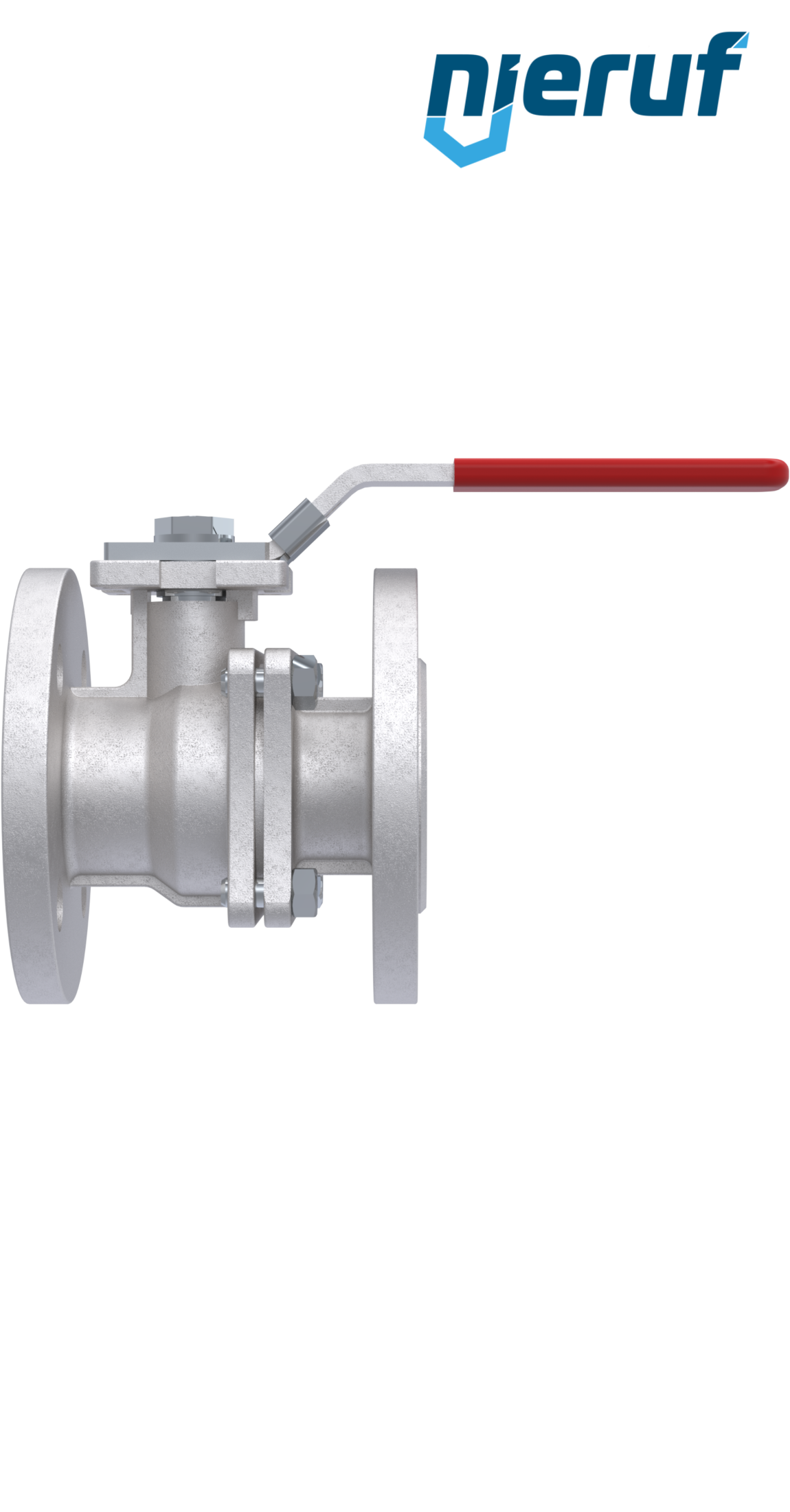 flange ball valve DN20 PN40 FK06 stainless steel 1.4408