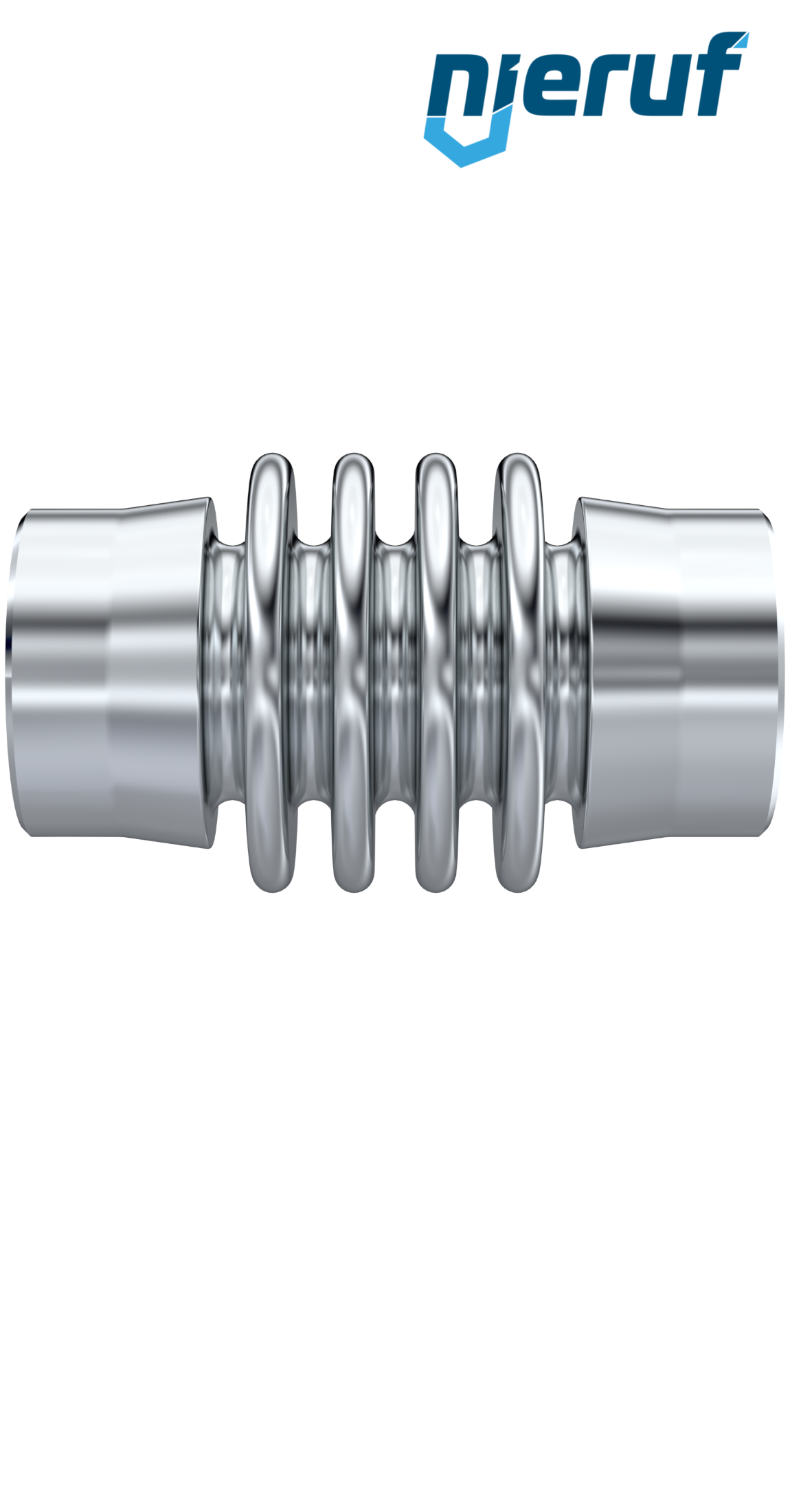 Axial expansion joint DN80 - 88,9mm type KP05 welding ends and stainless steel-bellows