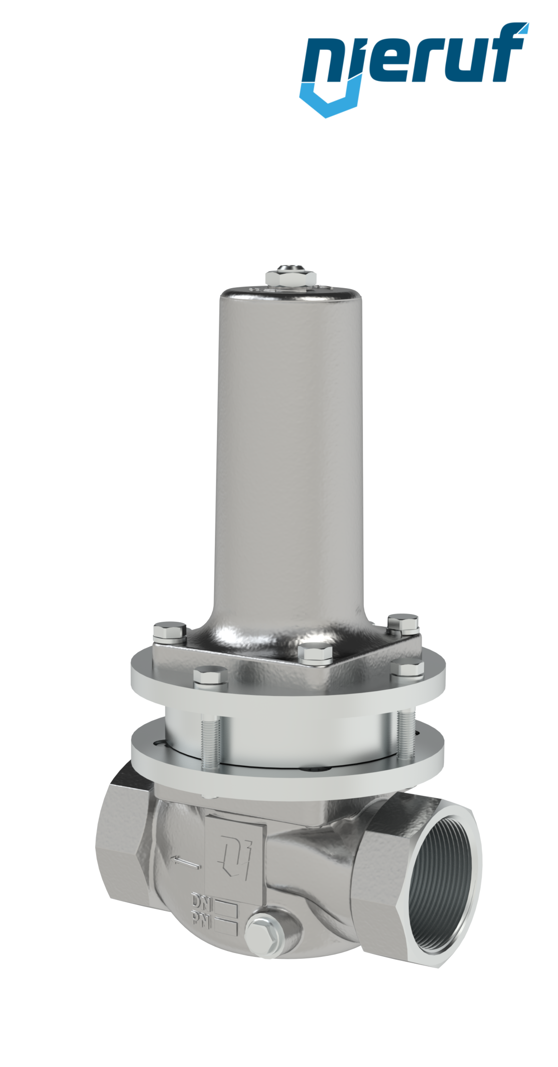 steam pressure reducing valve low pressure 2" Inch DM21 stainless steel PTFE / EPDM / FEPM 0.3 - 2.0 bar
