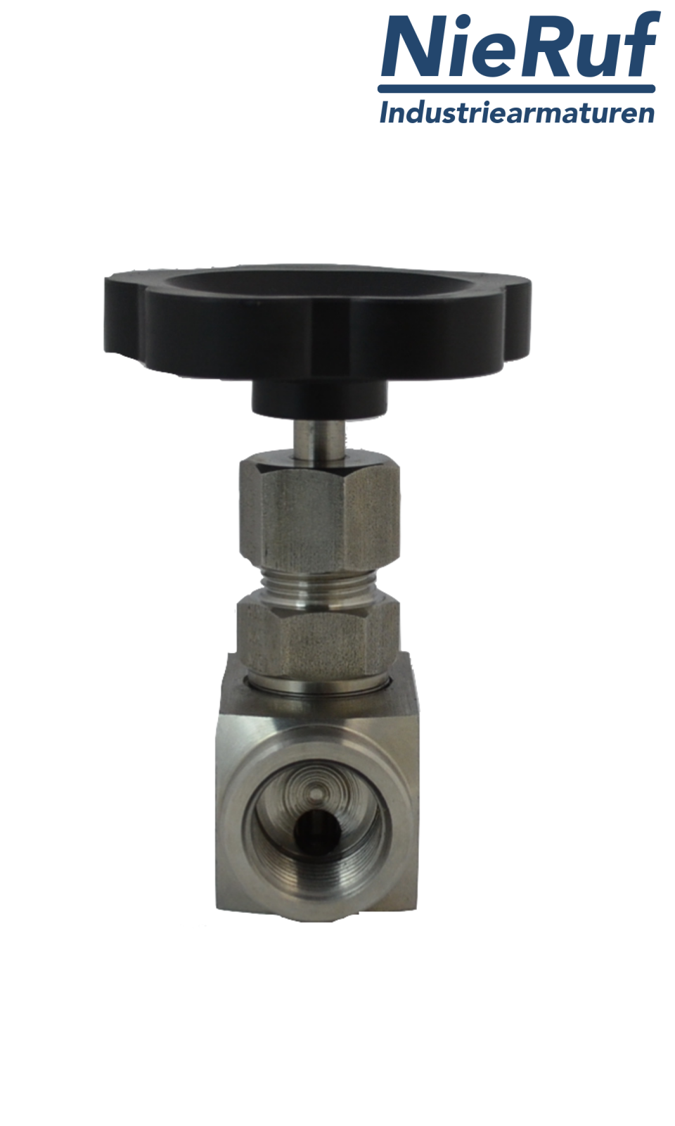 high pressure needle valve  1/4" inch NV01 stainless steel 1.4571
