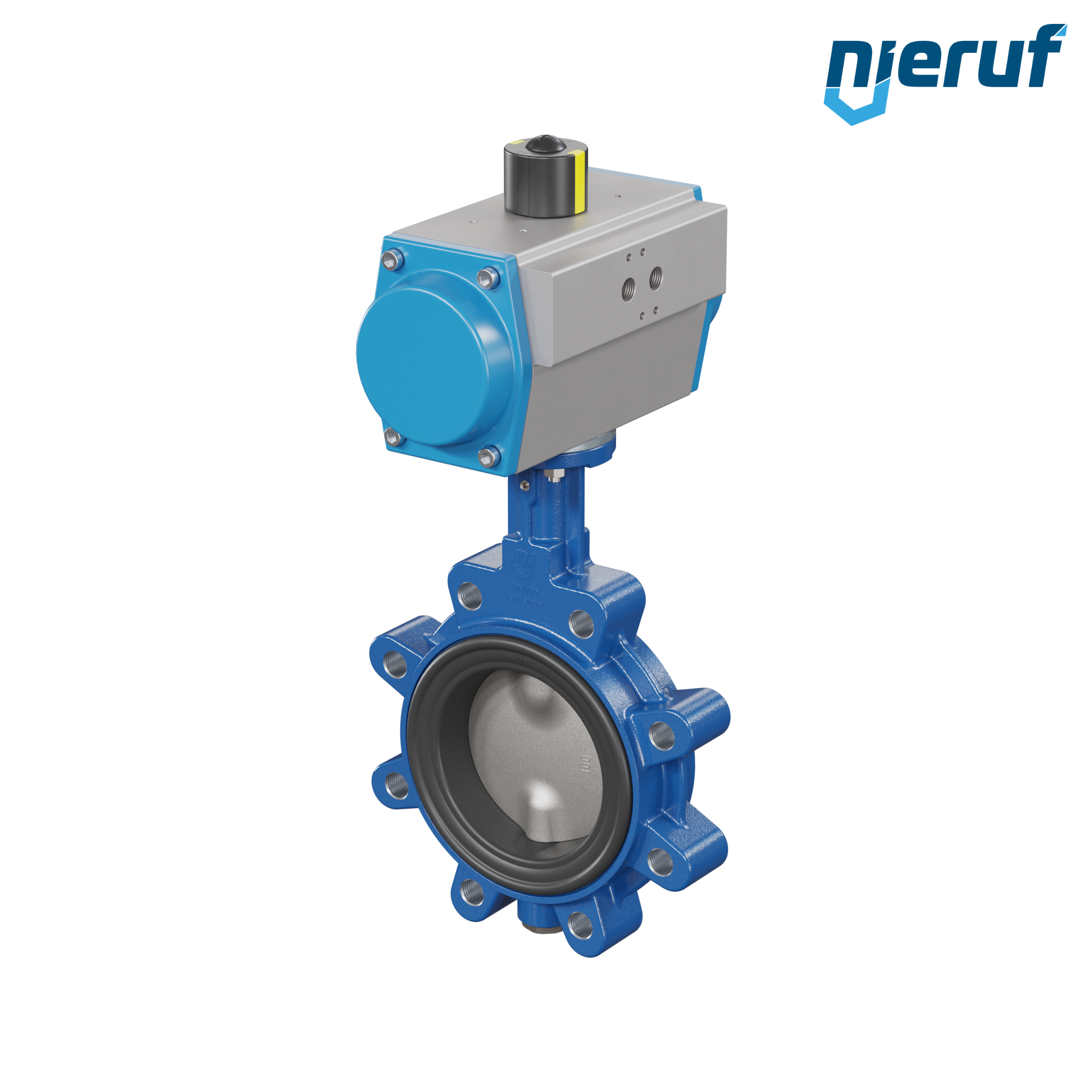 Butterfly valve DN 100 AK02 EPDM high temperature & FDA pneumatic actuator double acting