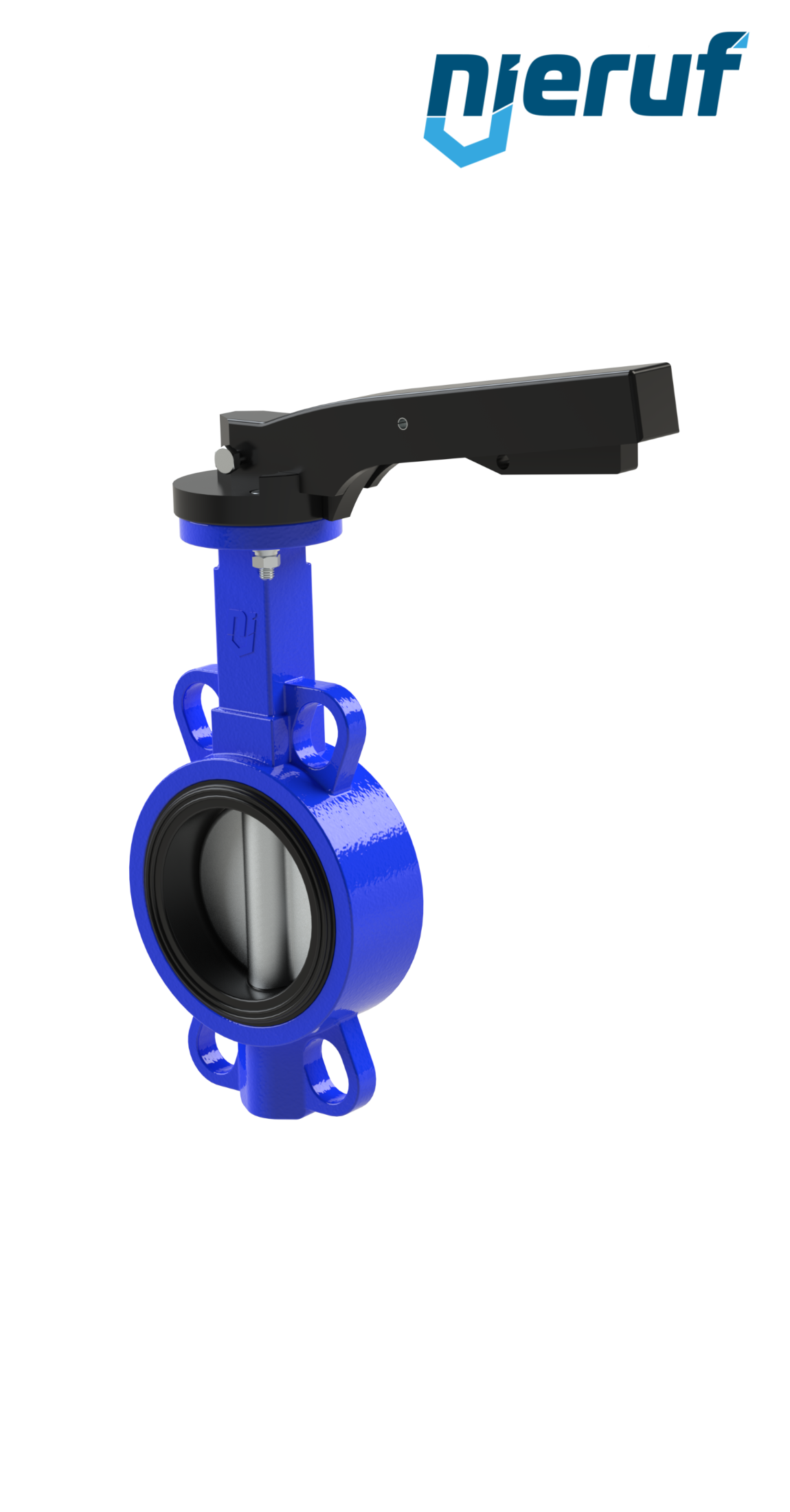 Butterfly valve DN 40 PN16 AK05 NBR lever