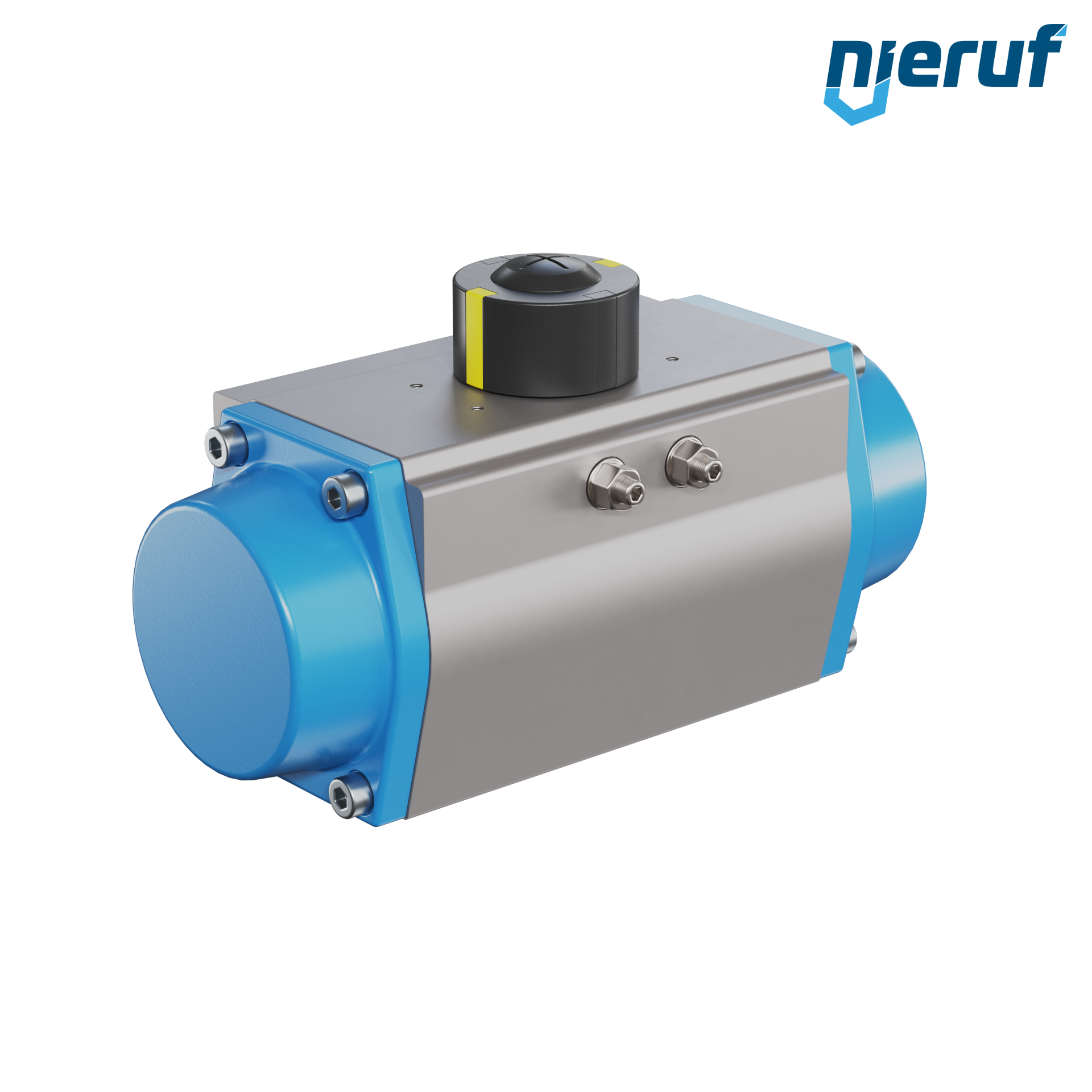 pneumatic actuator AN02 single acting, normally open GS-092 90° with 8 springs