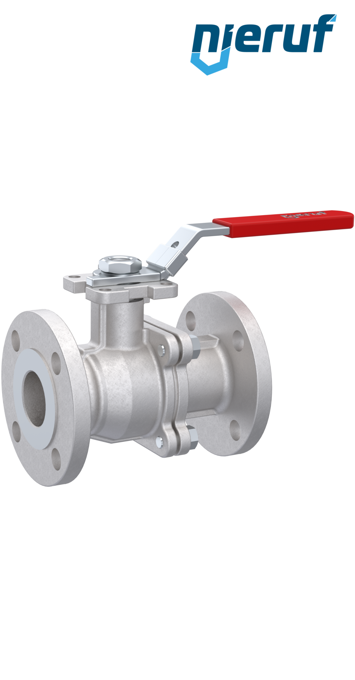 flange ball valve DN40 FK06 ANSI 150 stainless steel 1.4408