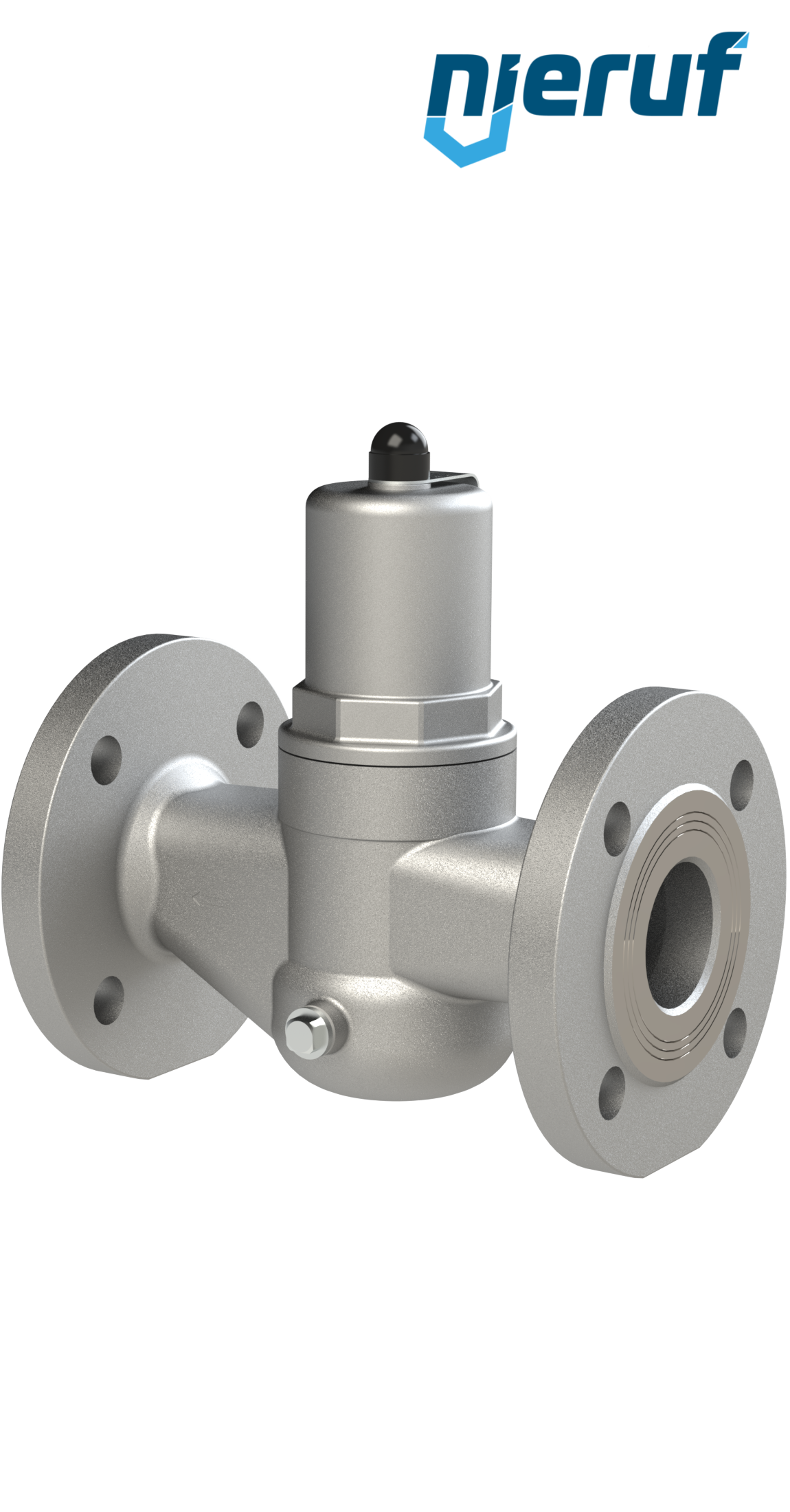 Flange-pressure reducing valve DN 50 PN40 DM07 stainless steel EPDM 5.0 - 15.0 bar