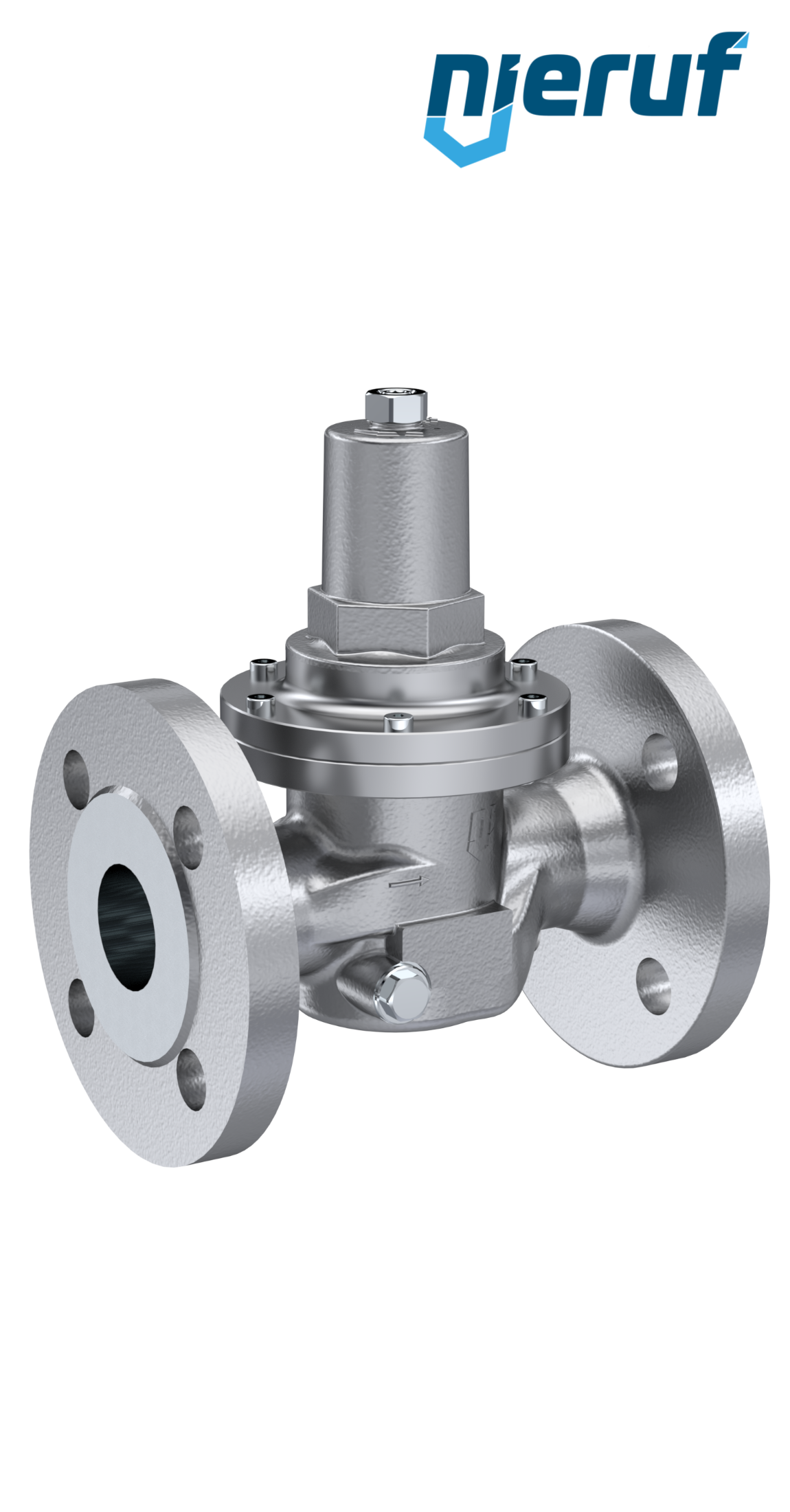 pressure reducing valve DN 25 DM13 stainless steel FPM / FKM 0.2 - 2.0 bar