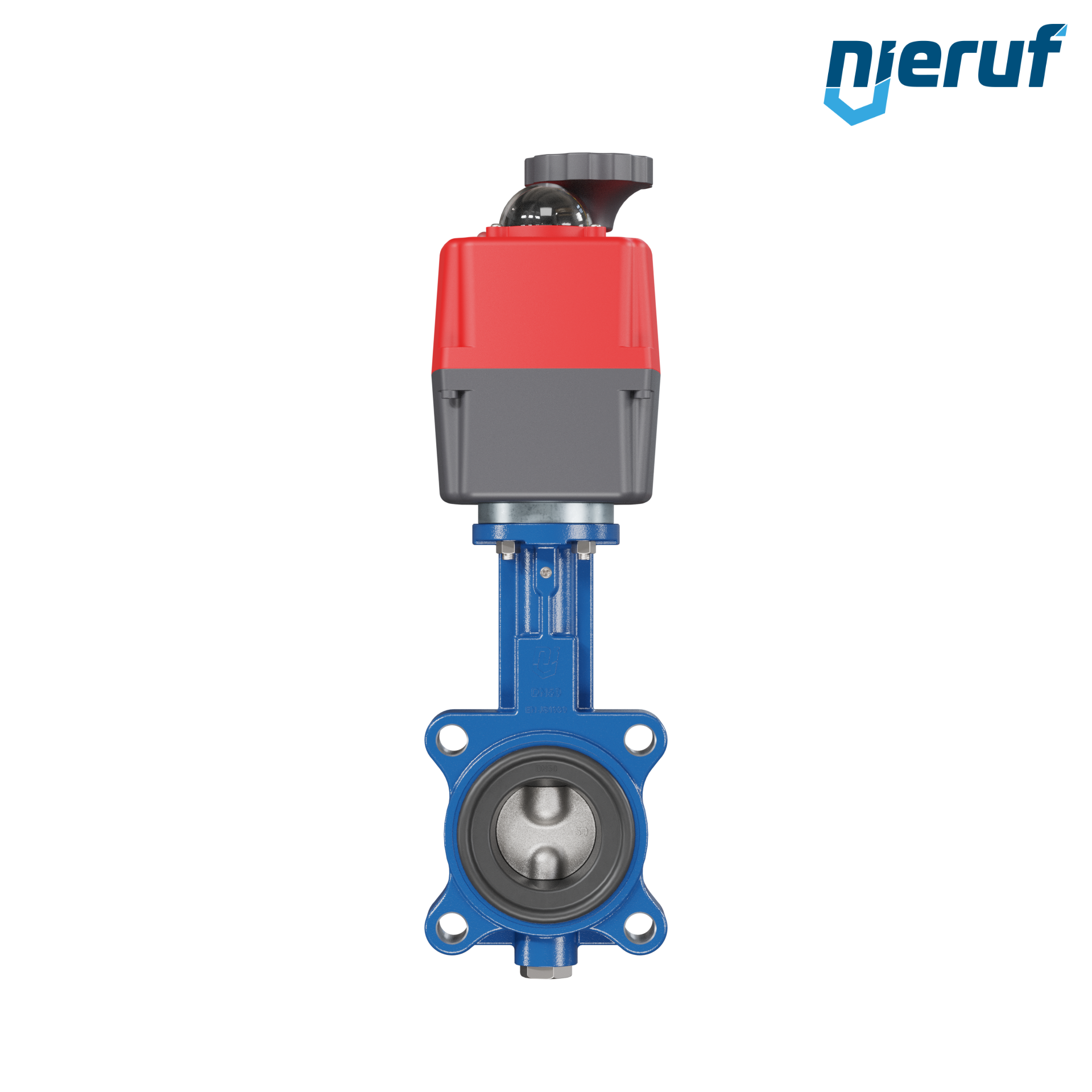 Butterfly valve DN 50 Lug type electric actuator 24-240V DVGW drinking water