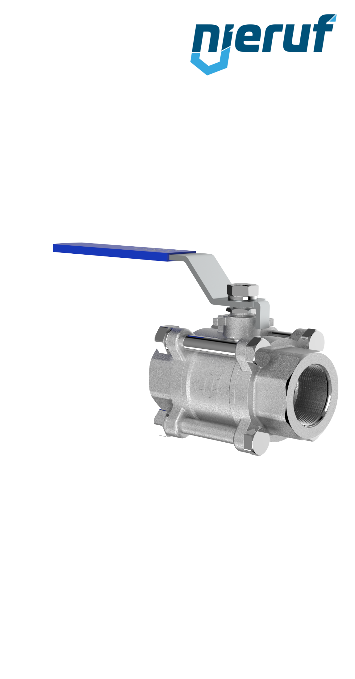 ball valve made of stainless steel DN32 - 1 1/4" inch GK04 female thread