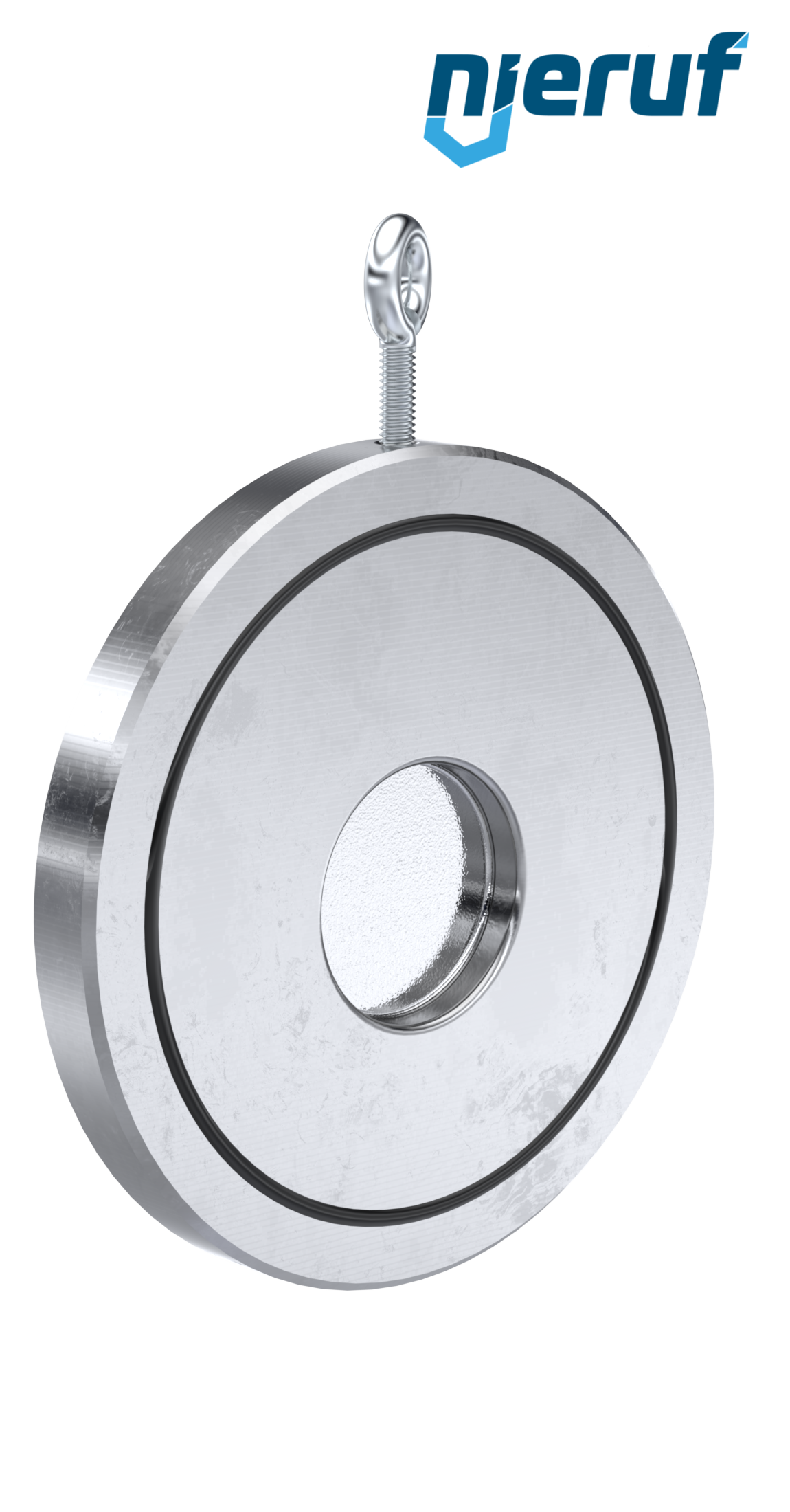 swing check valve DN65 ZR01 steel 1.0460 / A 105, zinc plated NBR