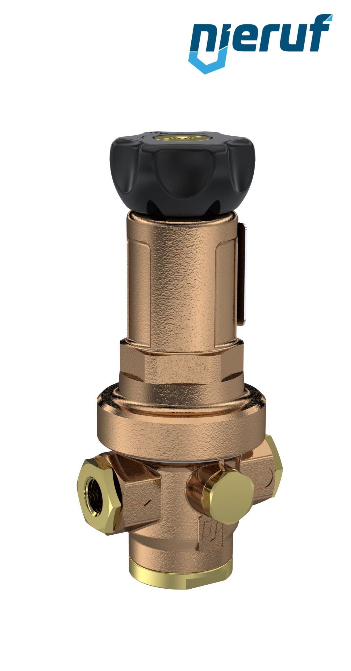 precision-pressure reducing valve 1/4" inch DM14 gunmetal FKM 5.0 - 30.0 bar