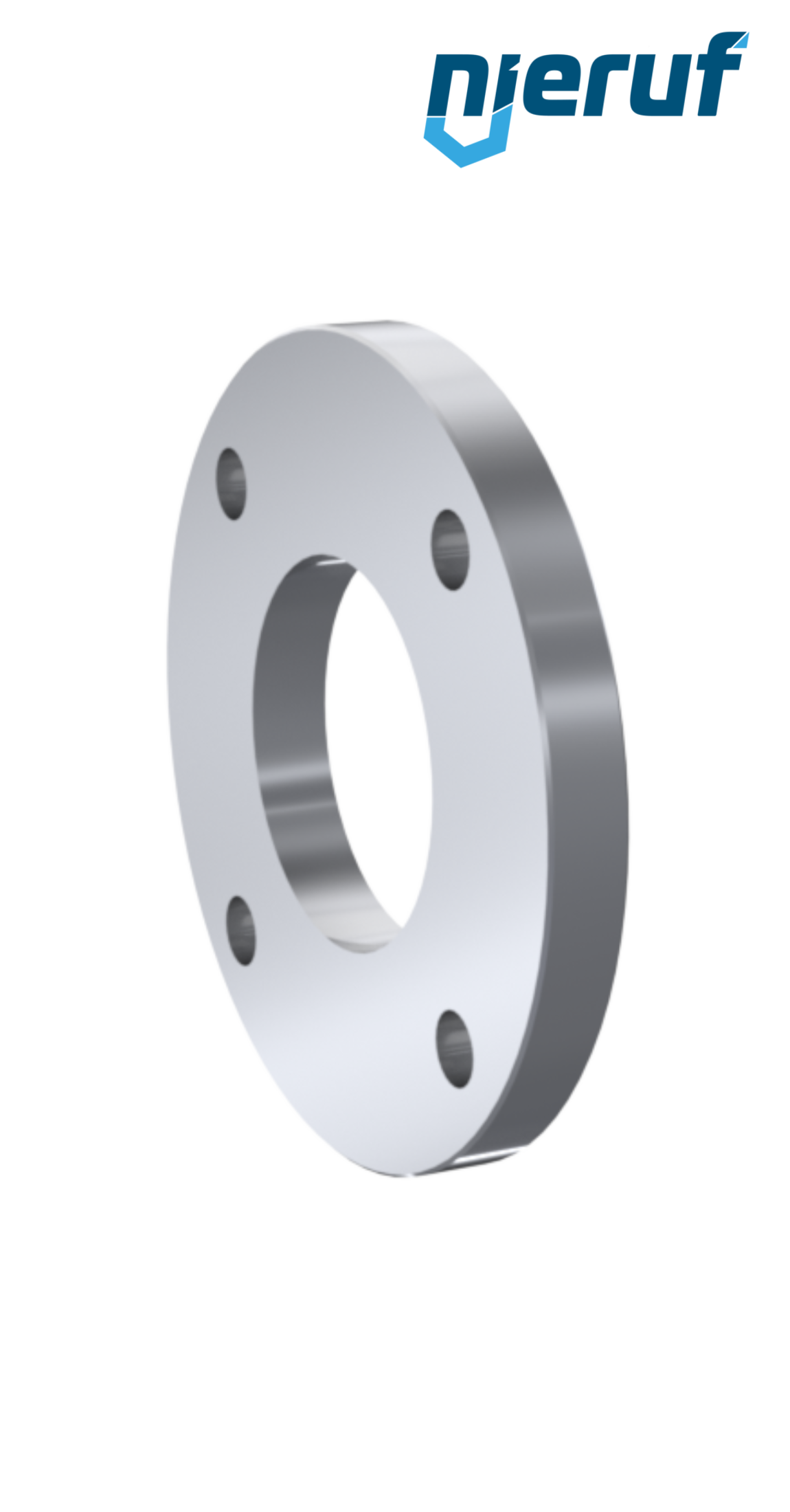 Flat flange DN25 PN10/16/25/40 EN1092-1 01 A C22.8 / P250GH bare