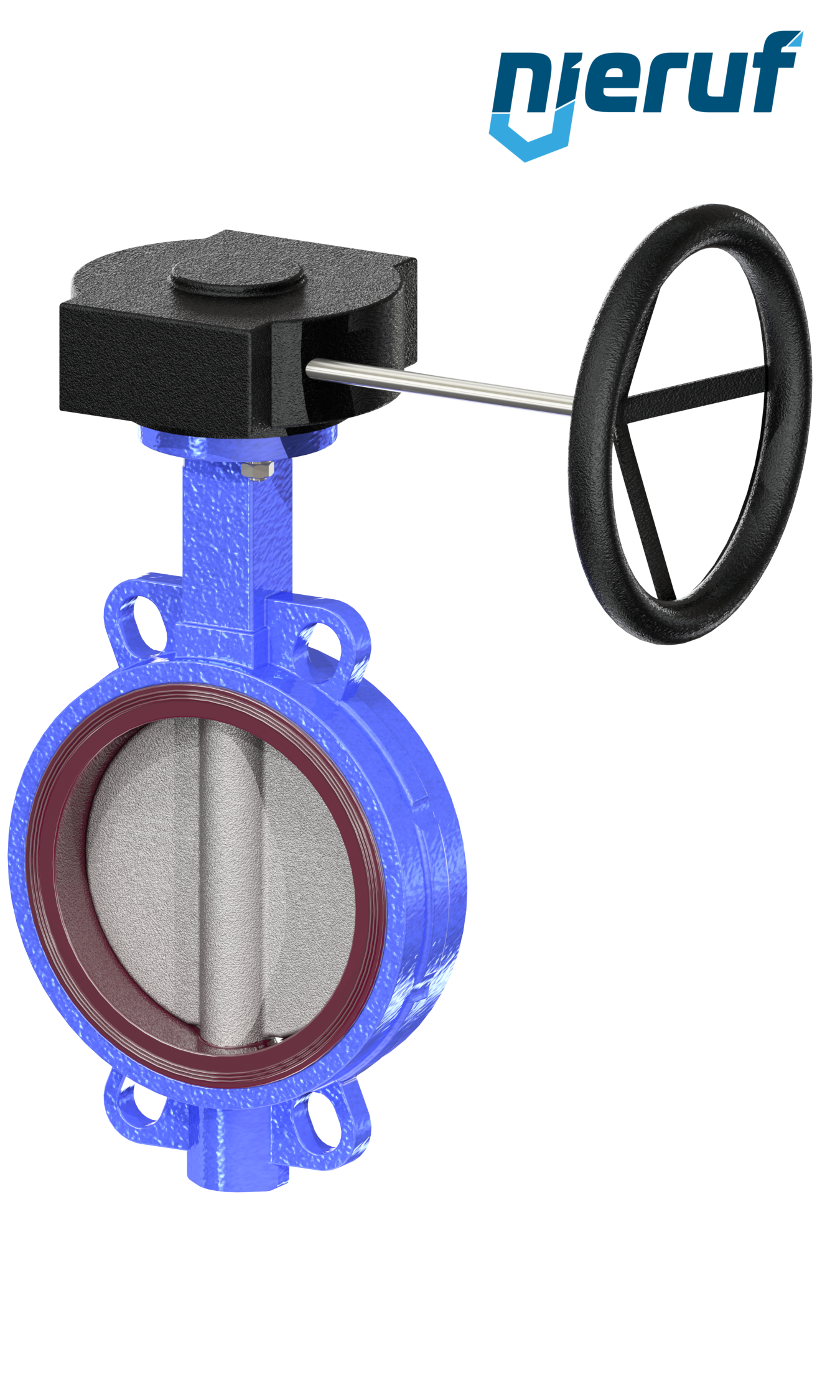 Butterfly valve DN 150 PN16 AK05 NBR gearbox